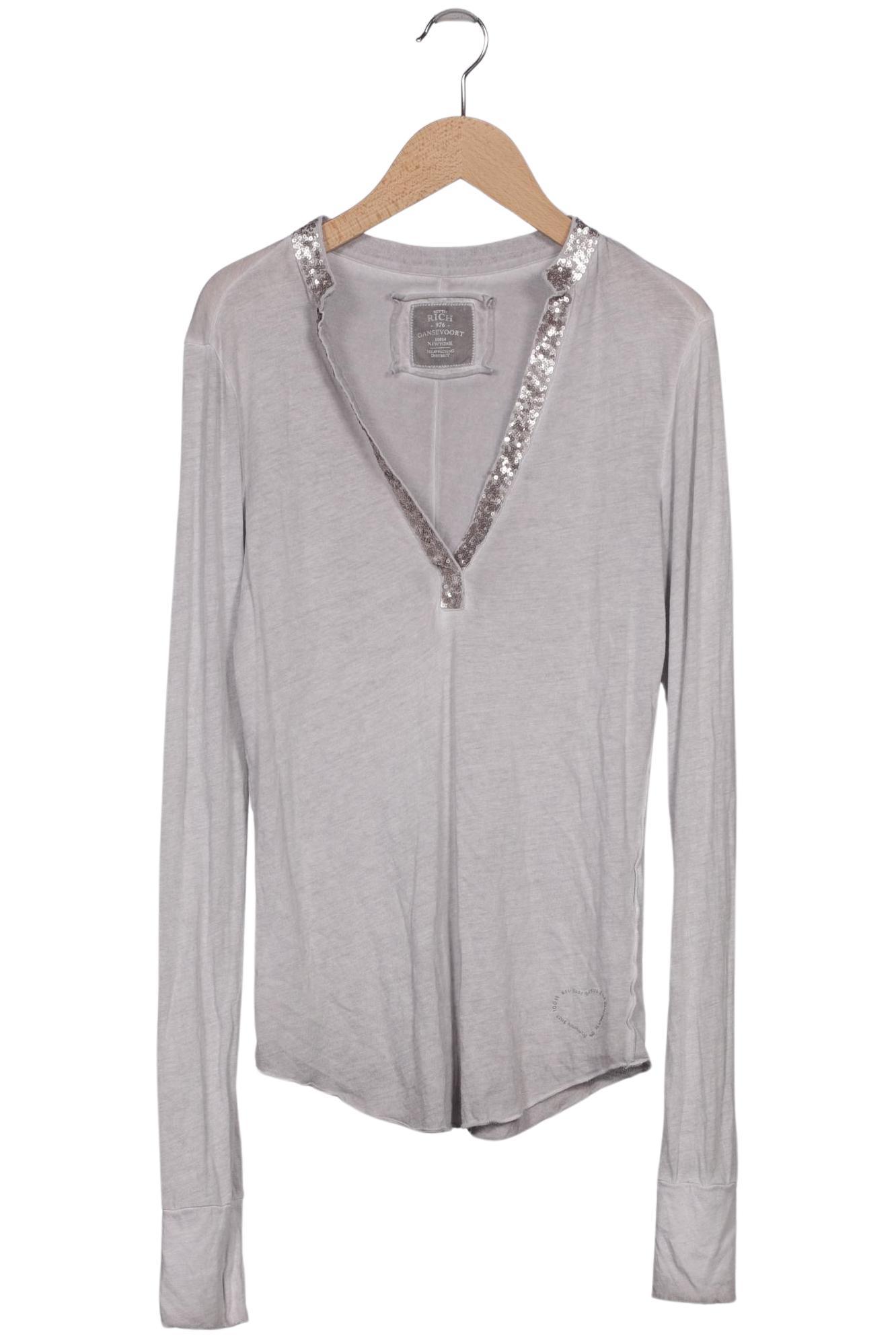 

Better Rich Damen Langarmshirt, grau, Gr. 34