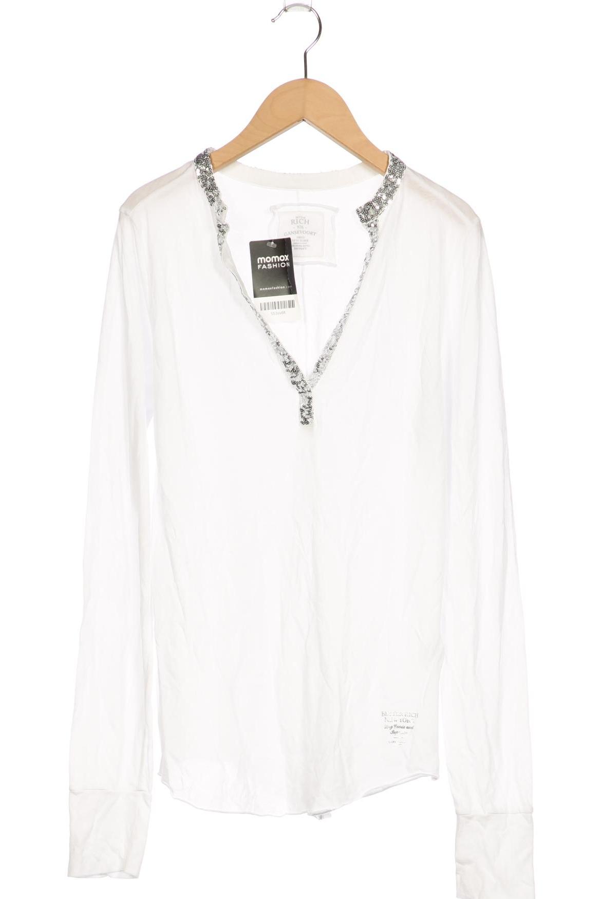 

Better Rich Damen Langarmshirt, weiß, Gr. 36
