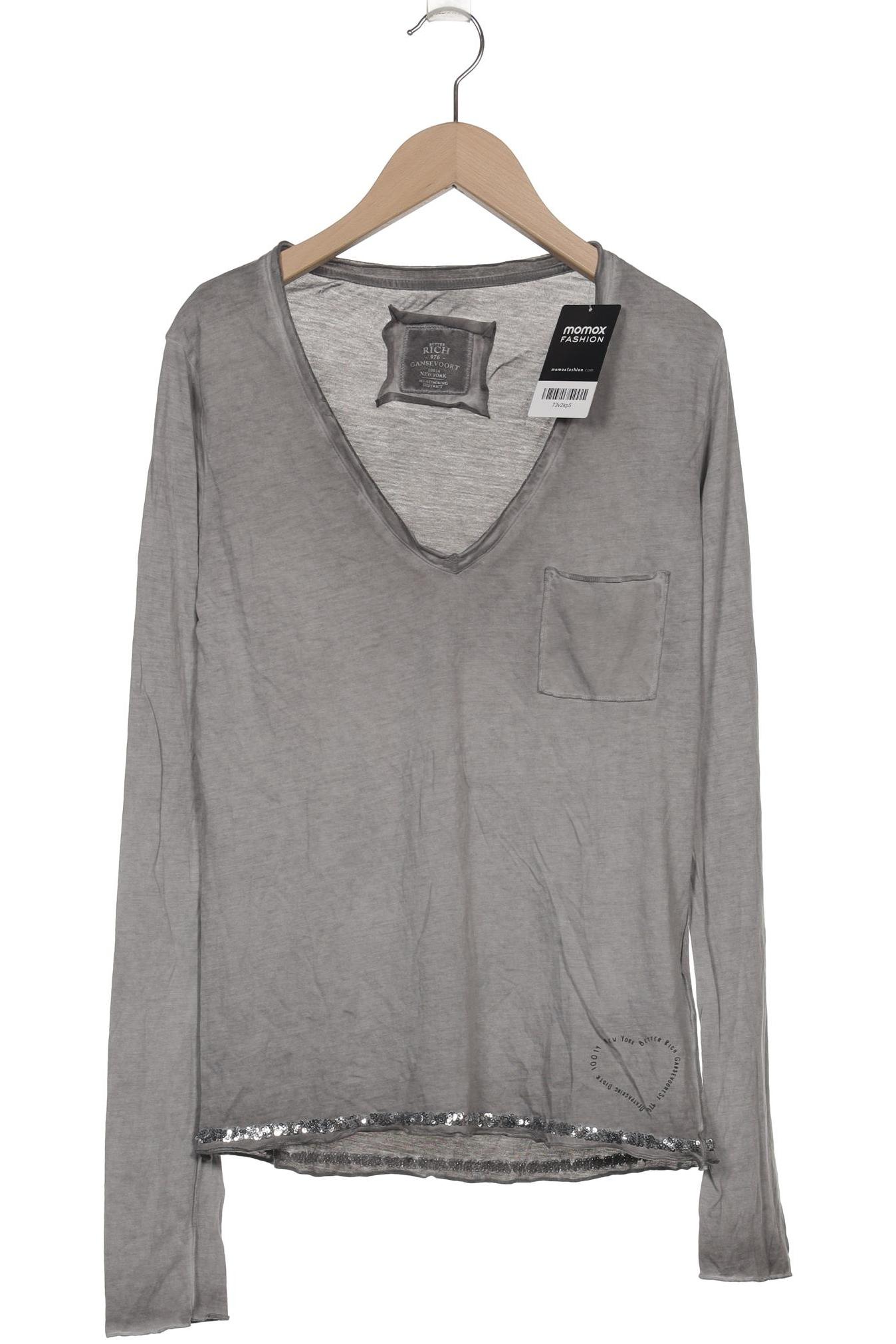 

Better Rich Damen Langarmshirt, grau, Gr. 38