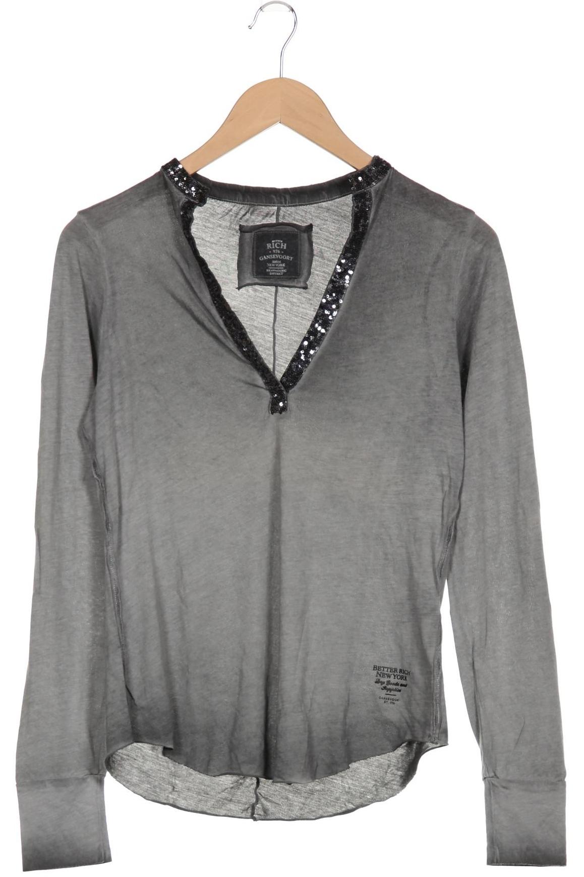 

Better Rich Damen Langarmshirt, grau, Gr. 34