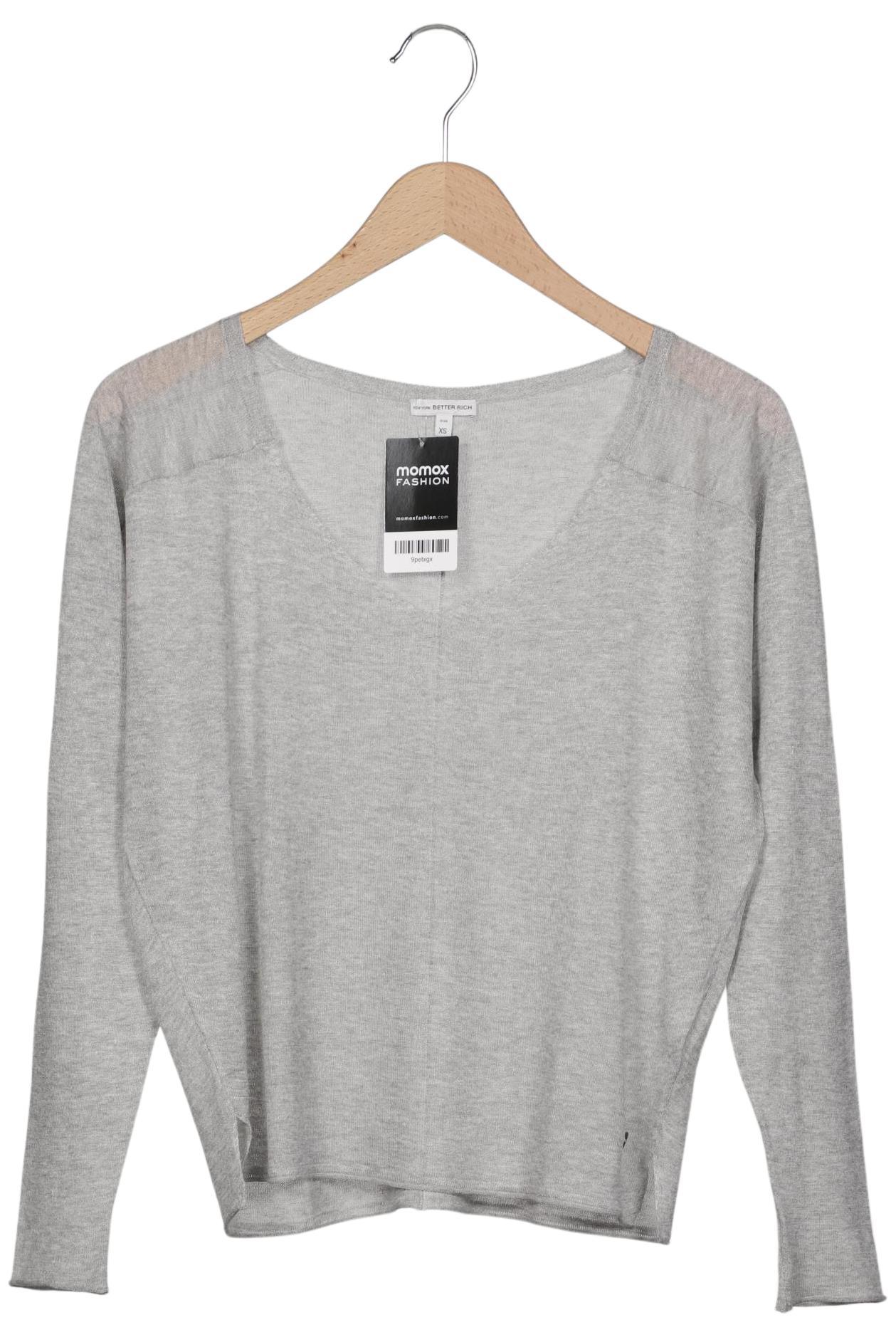 

Better Rich Damen Langarmshirt, grau, Gr. 34