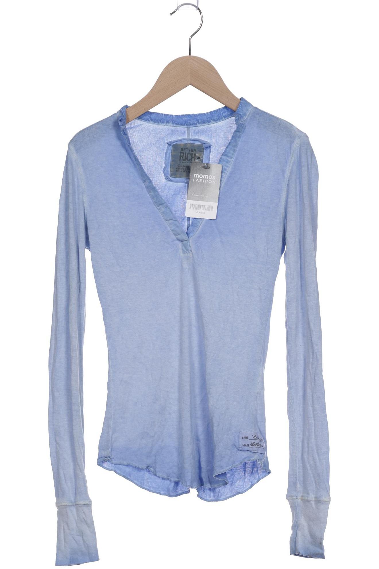 

Better Rich Damen Langarmshirt, blau, Gr. 34