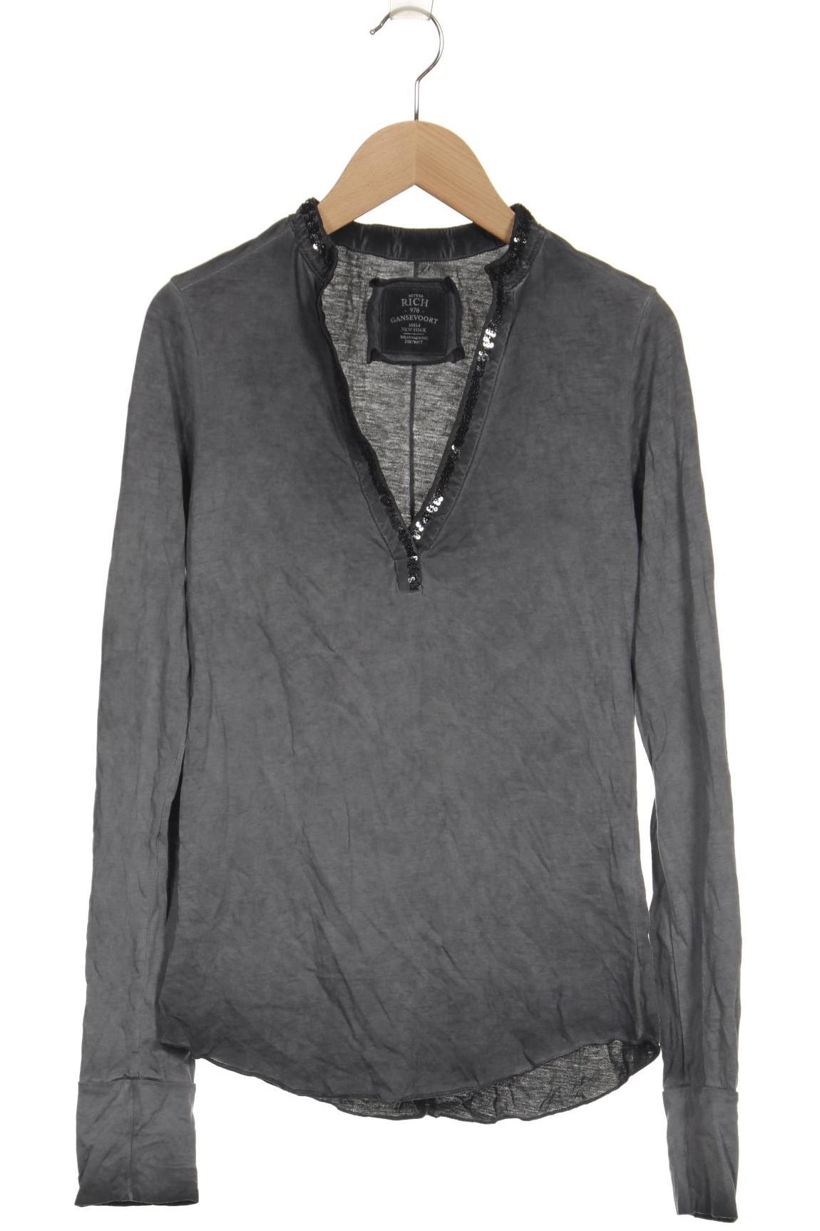 

Better Rich Damen Langarmshirt, grau, Gr. 36