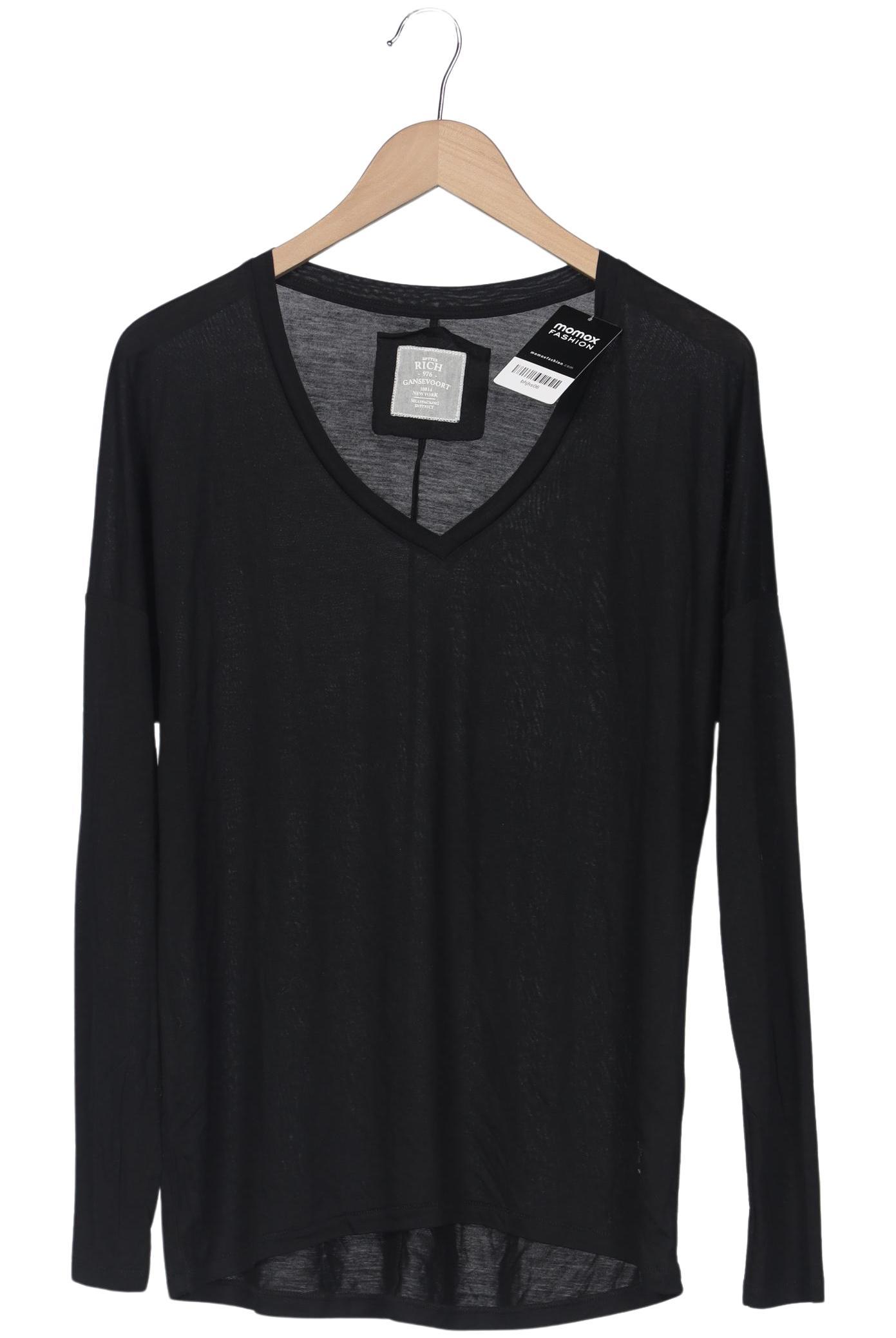 

Better Rich Damen Langarmshirt, schwarz, Gr. 38
