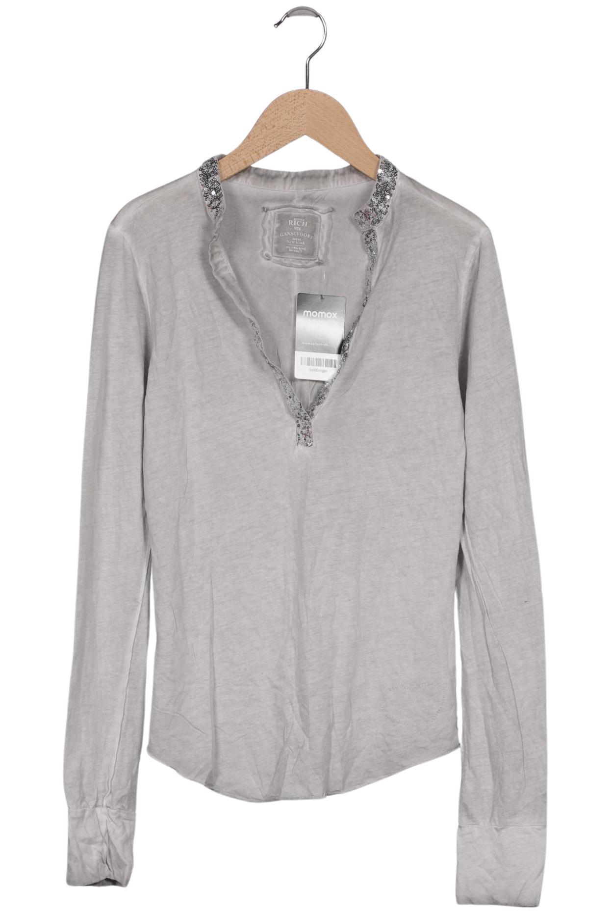 

Better Rich Damen Langarmshirt, grau, Gr. 32