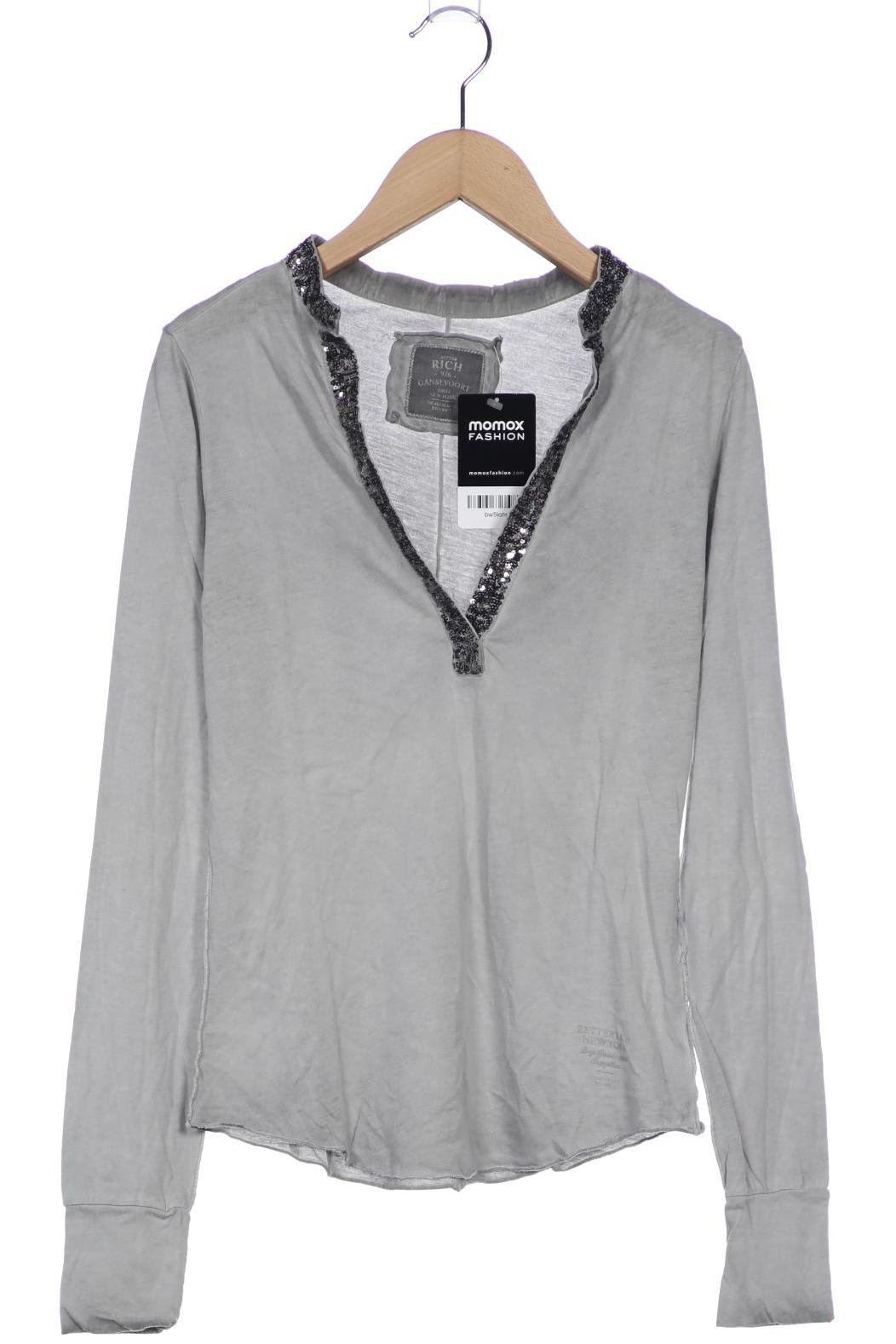 

Better Rich Damen Langarmshirt, grau, Gr. 34