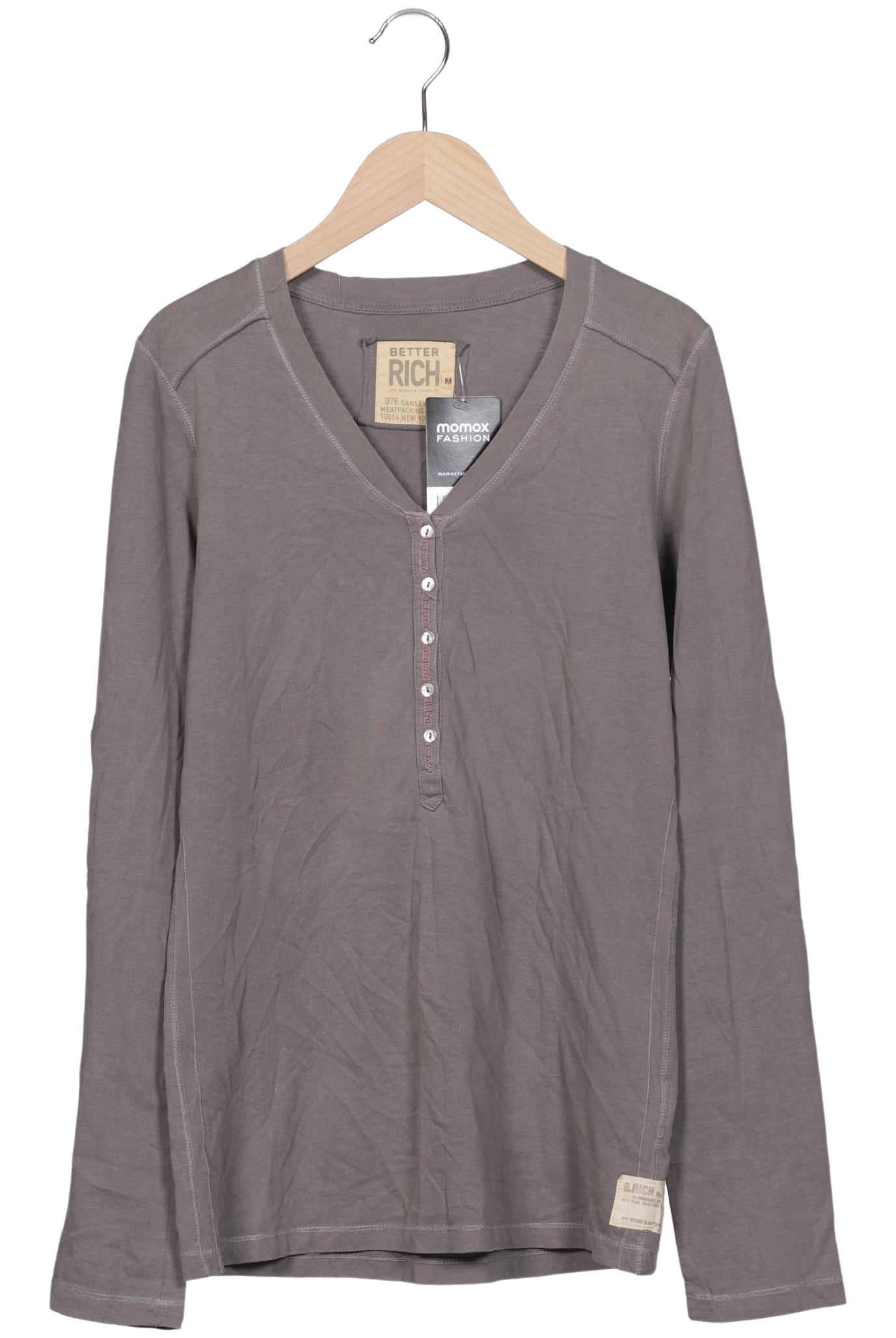 

Better Rich Damen Langarmshirt, grau, Gr. 38