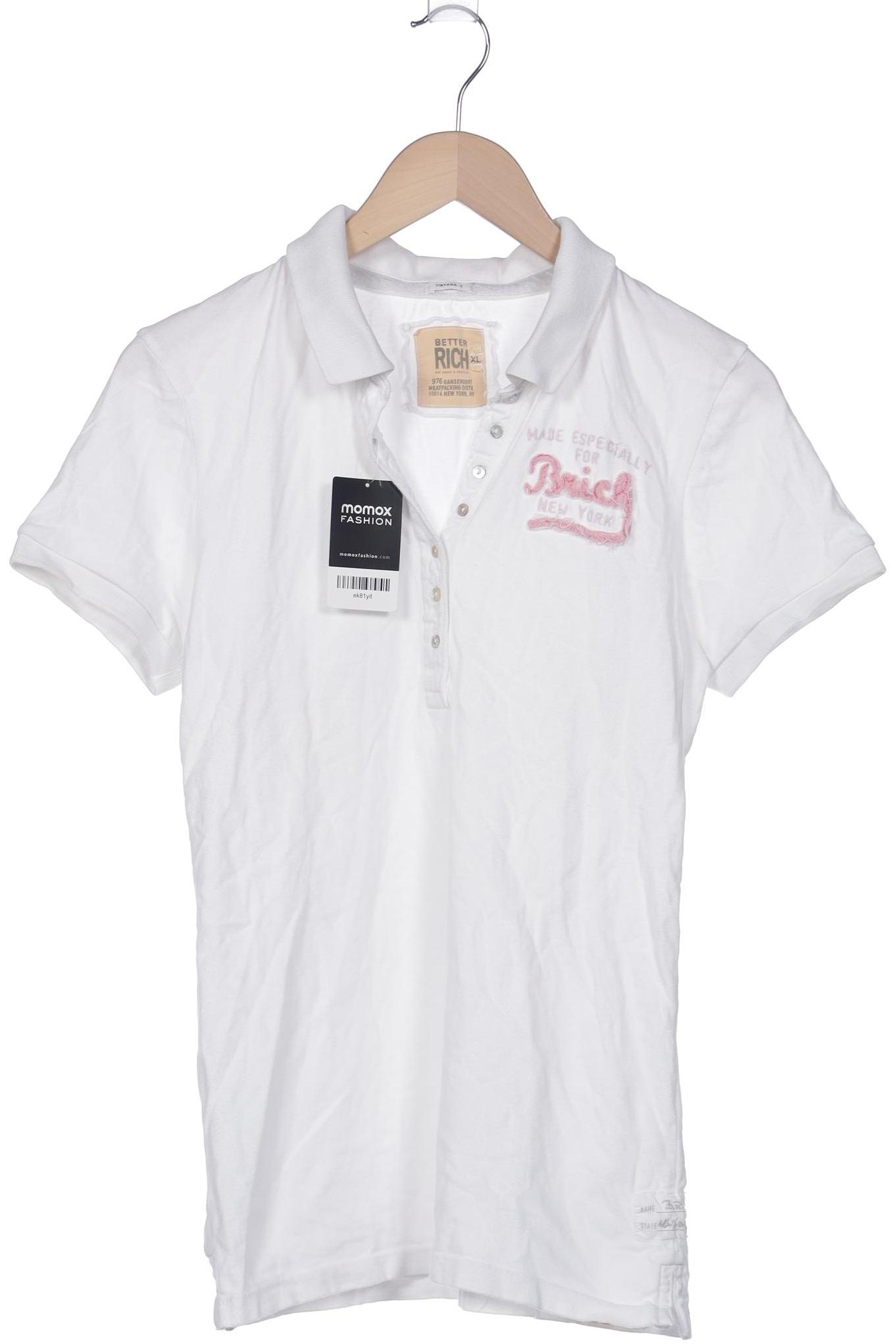 

Better Rich Damen Poloshirt, weiß, Gr. 44