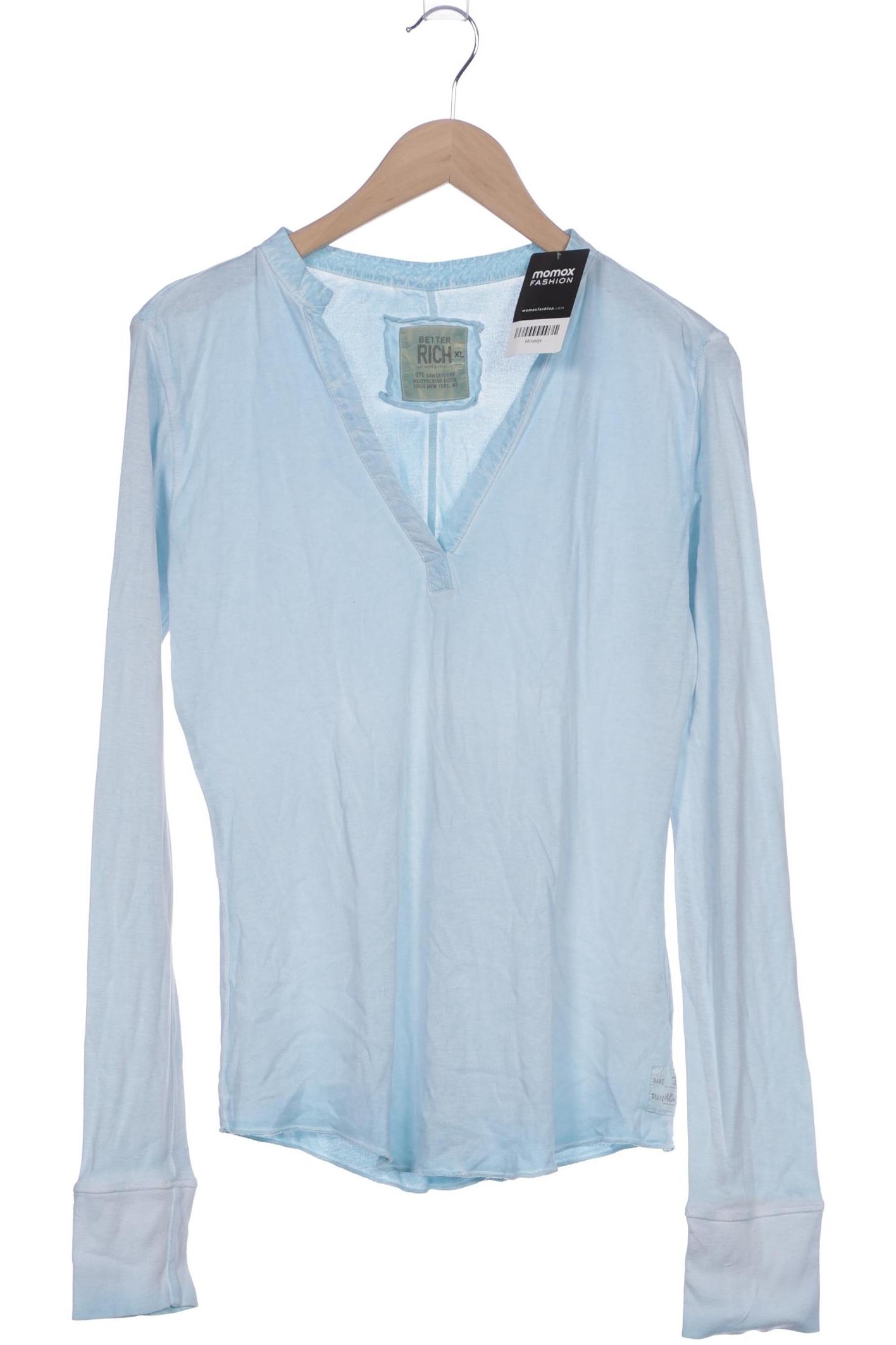

Better Rich Damen Langarmshirt, hellblau, Gr. 44