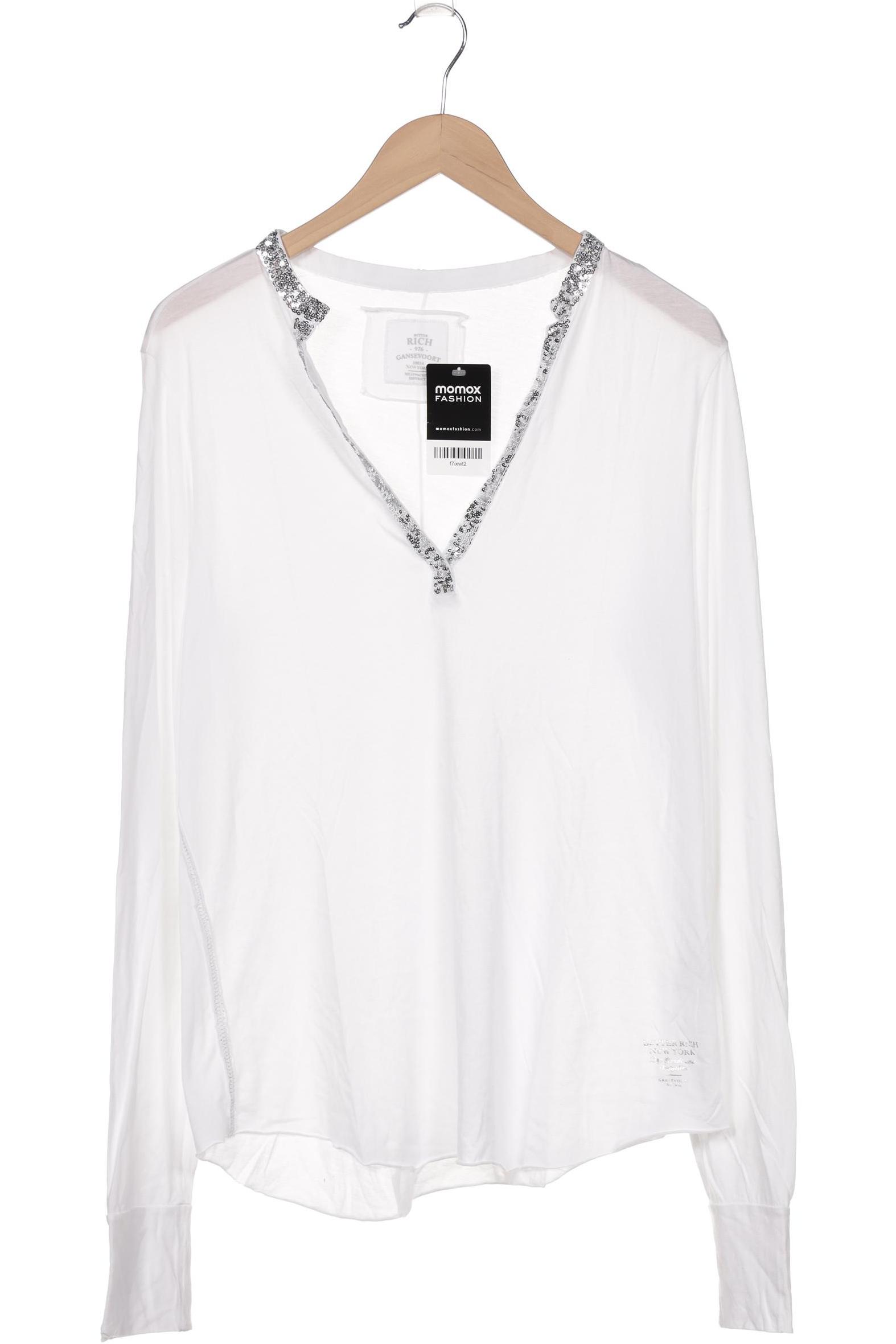 

Better Rich Damen Langarmshirt, weiß, Gr. 42