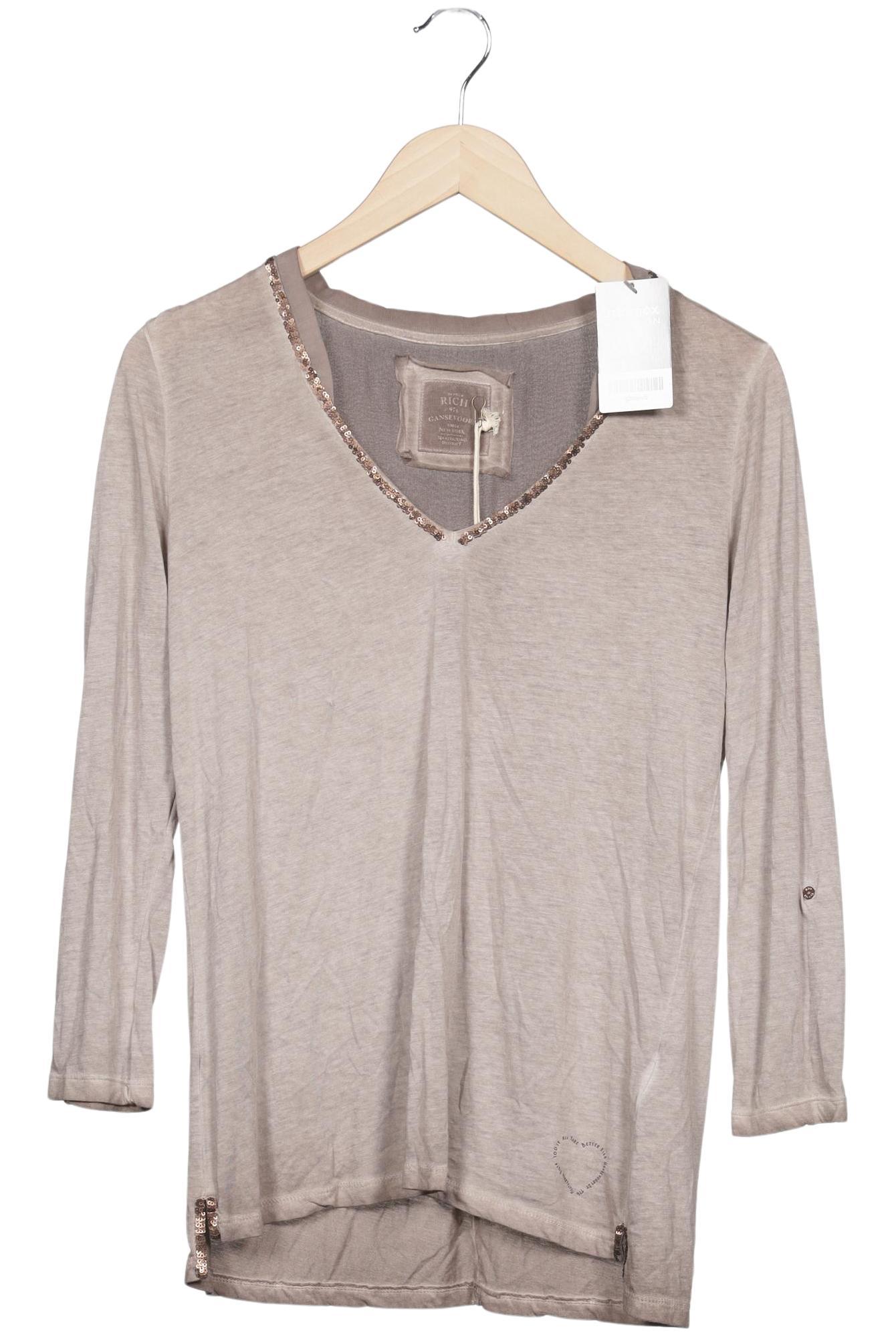 

Better Rich Damen Langarmshirt, beige, Gr. 36