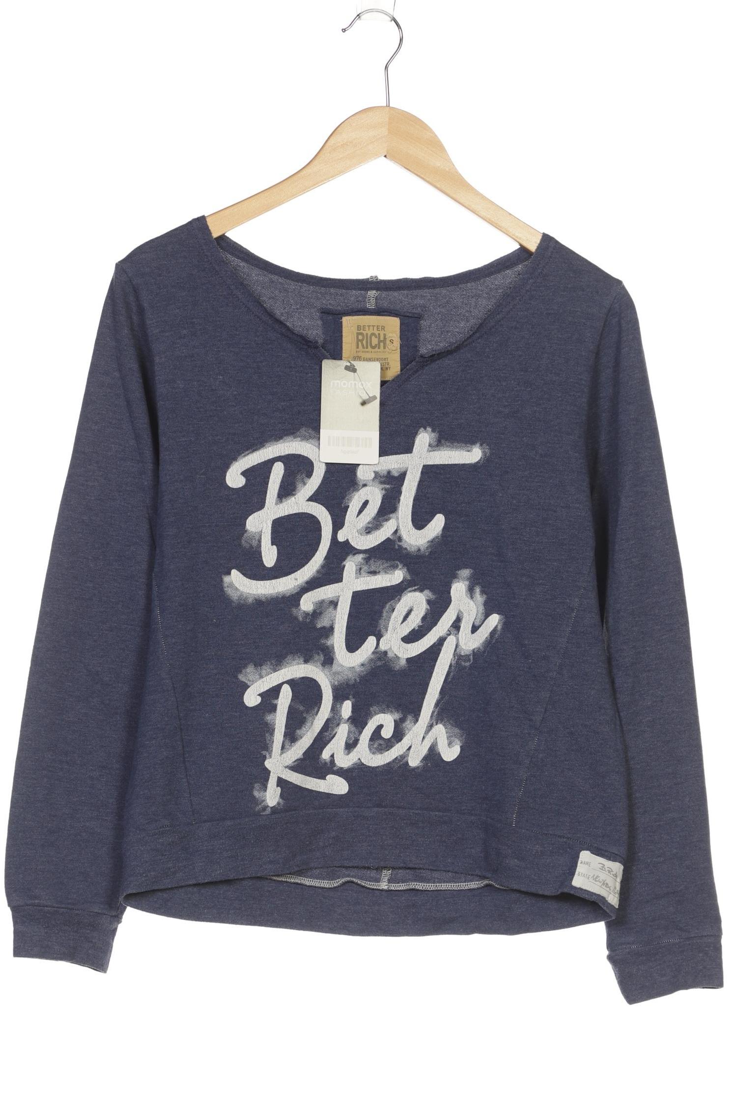 

Better Rich Damen Langarmshirt, marineblau, Gr. 36