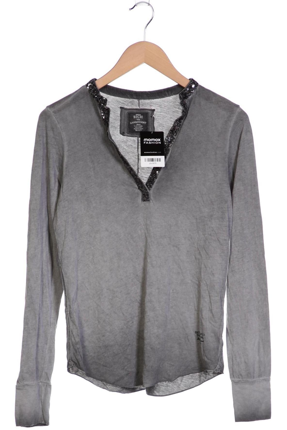 

Better Rich Damen Langarmshirt, grau, Gr. 36