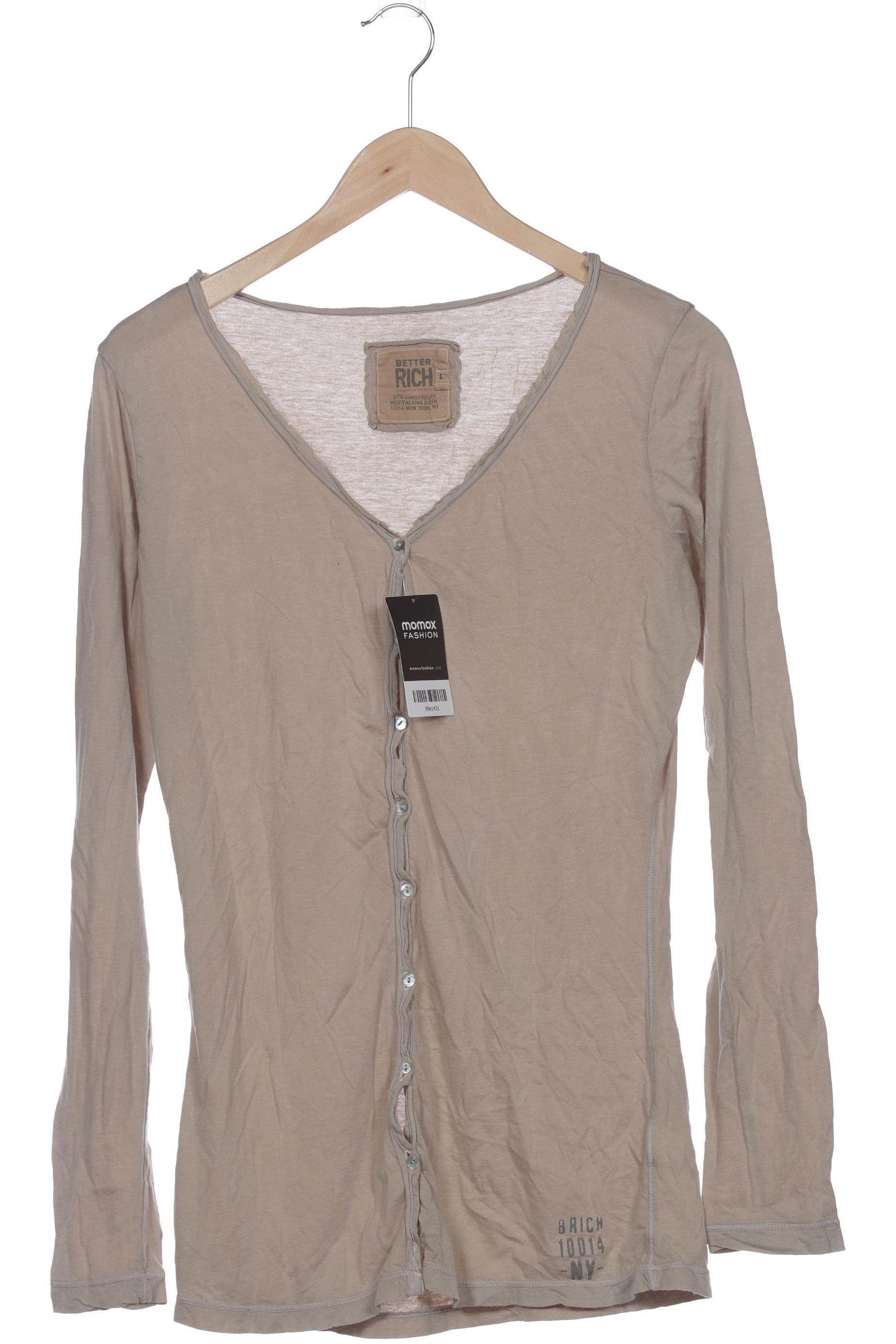 

Better Rich Damen Langarmshirt, beige, Gr. 42