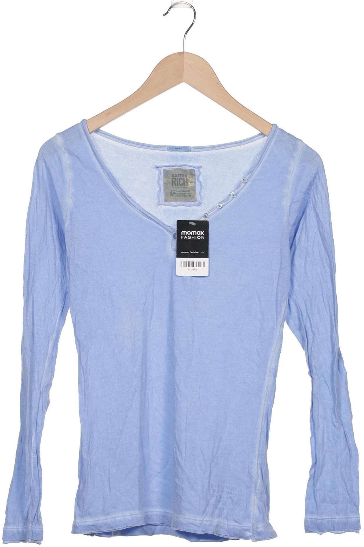 

Better Rich Damen Langarmshirt, blau, Gr. 36