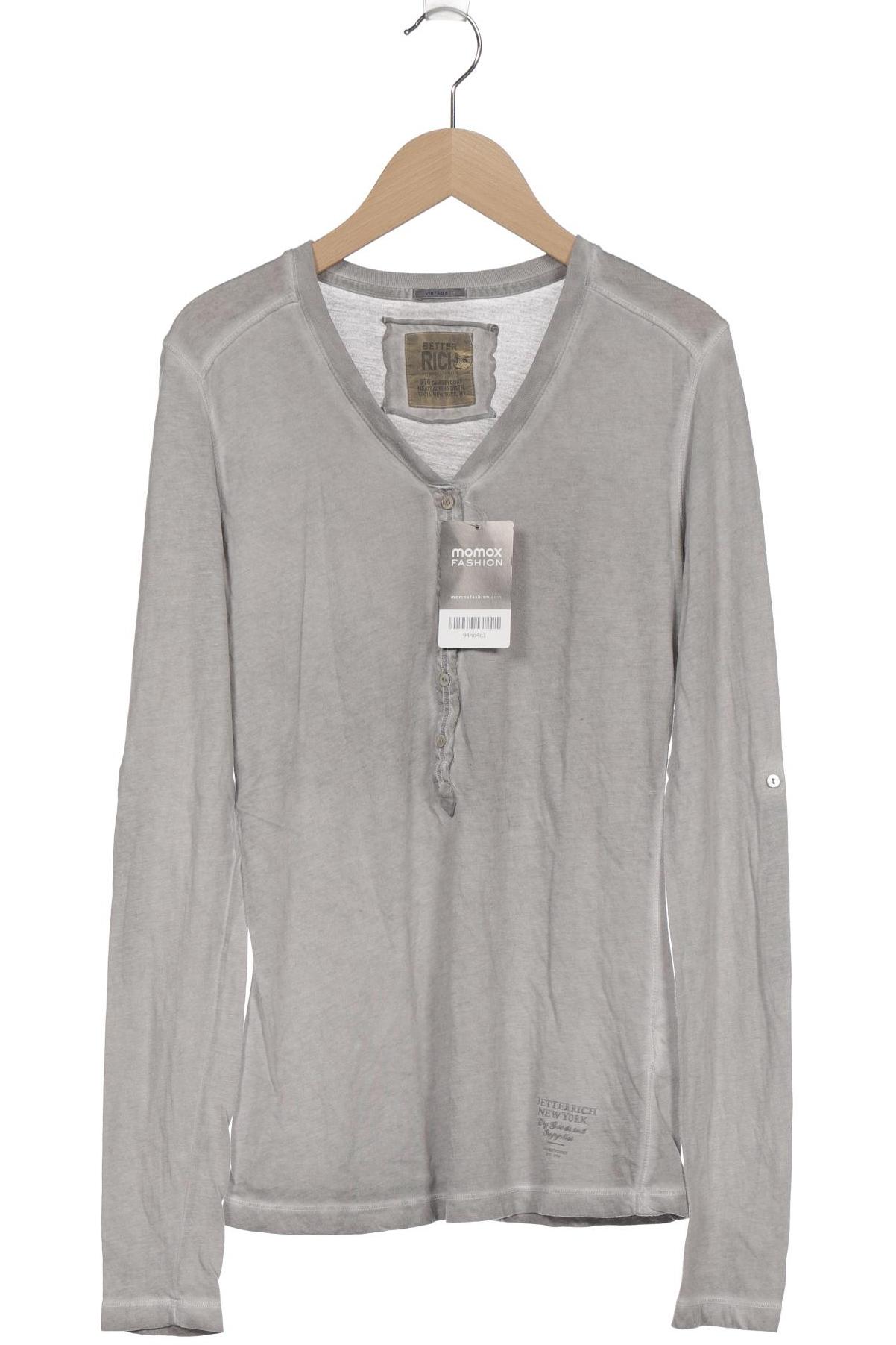 

Better Rich Damen Langarmshirt, grau, Gr. 36