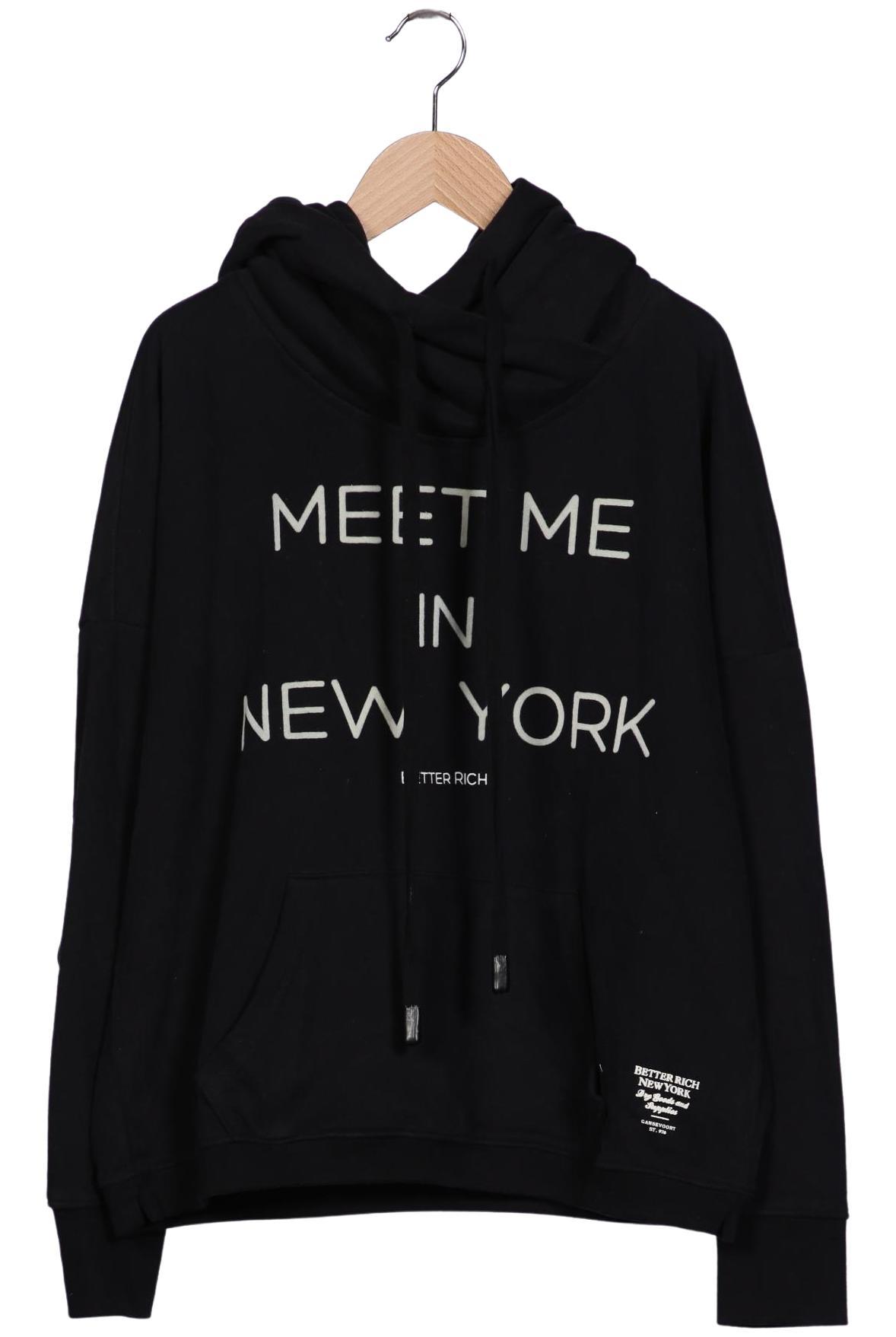 

Better Rich Damen Kapuzenpullover, schwarz, Gr. 36