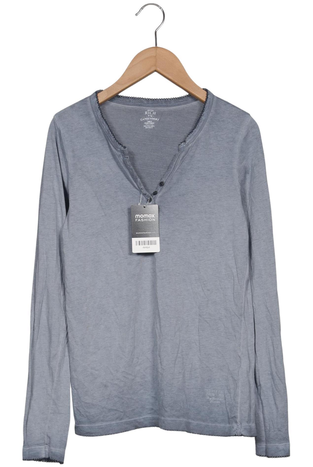 

Better Rich Damen Langarmshirt, hellblau, Gr. 34