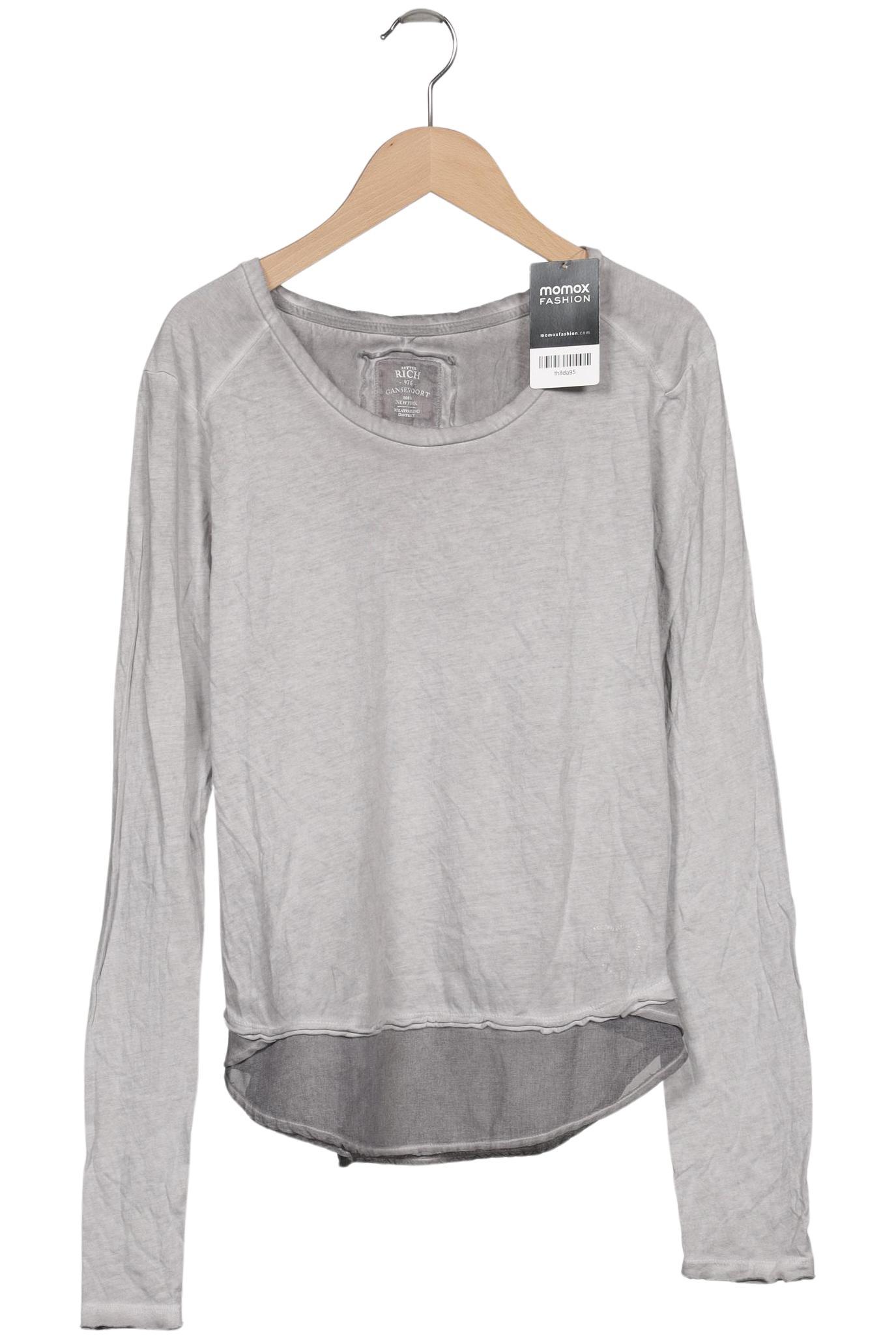

Better Rich Damen Langarmshirt, grau, Gr. 38