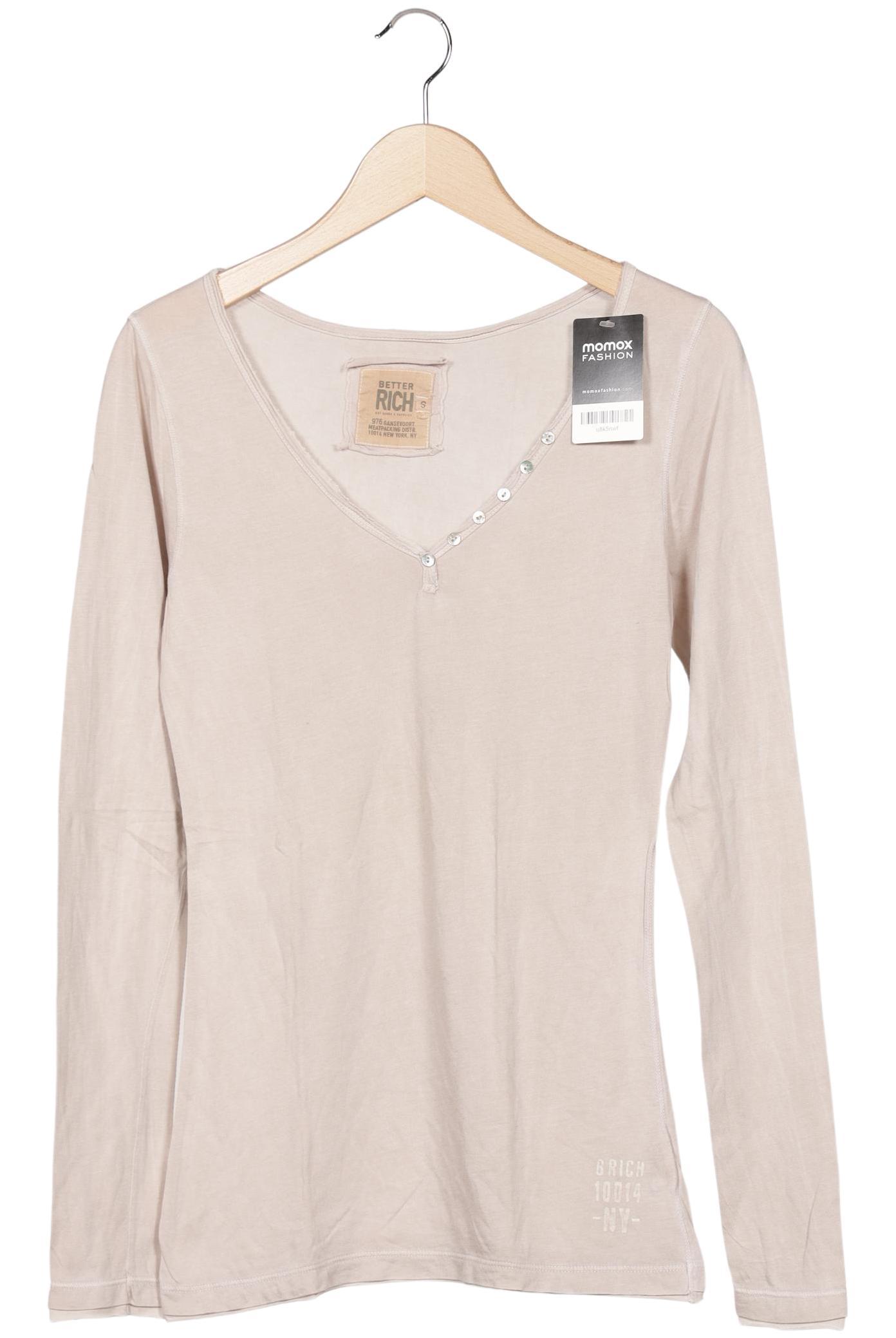 

Better Rich Damen Langarmshirt, beige, Gr. 36