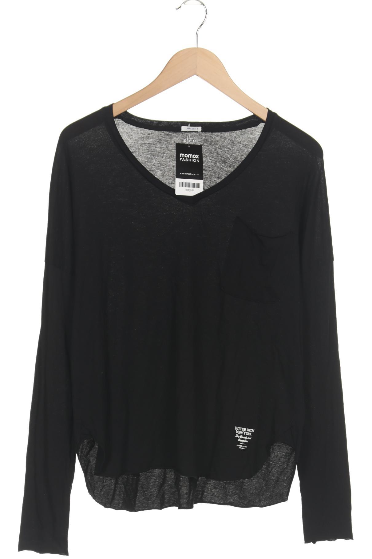

Better Rich Damen Langarmshirt, schwarz, Gr. 36