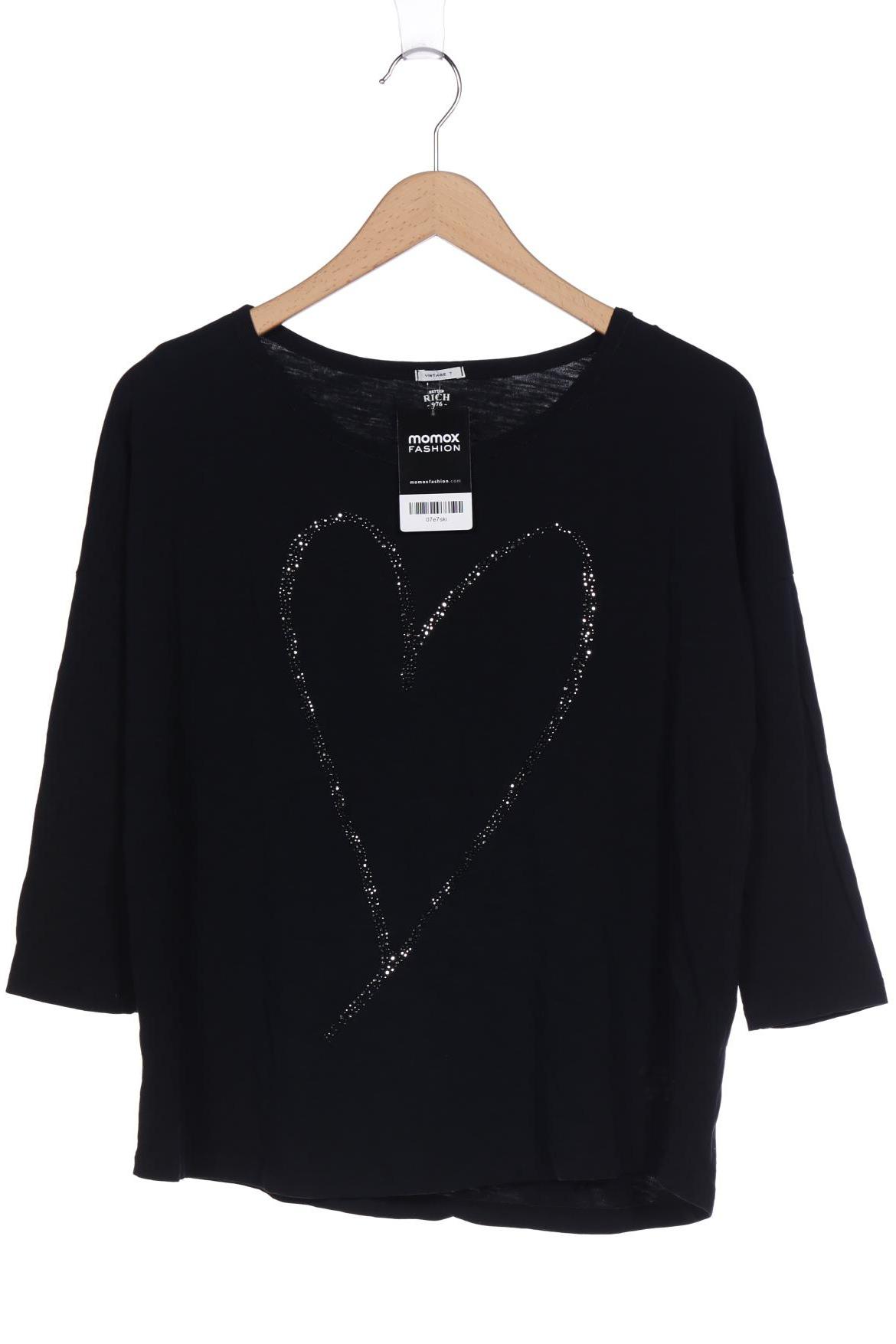

Better Rich Damen Langarmshirt, schwarz, Gr. 34