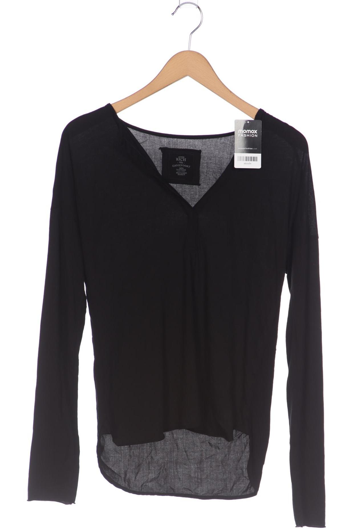 

Better Rich Damen Langarmshirt, schwarz, Gr. 38