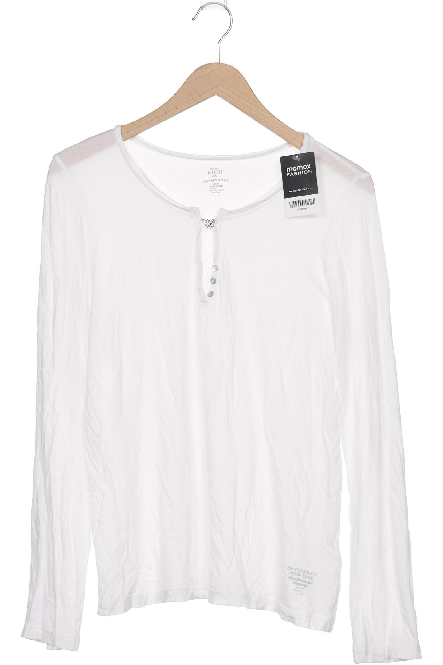 

Better Rich Damen Langarmshirt, weiß, Gr. 44