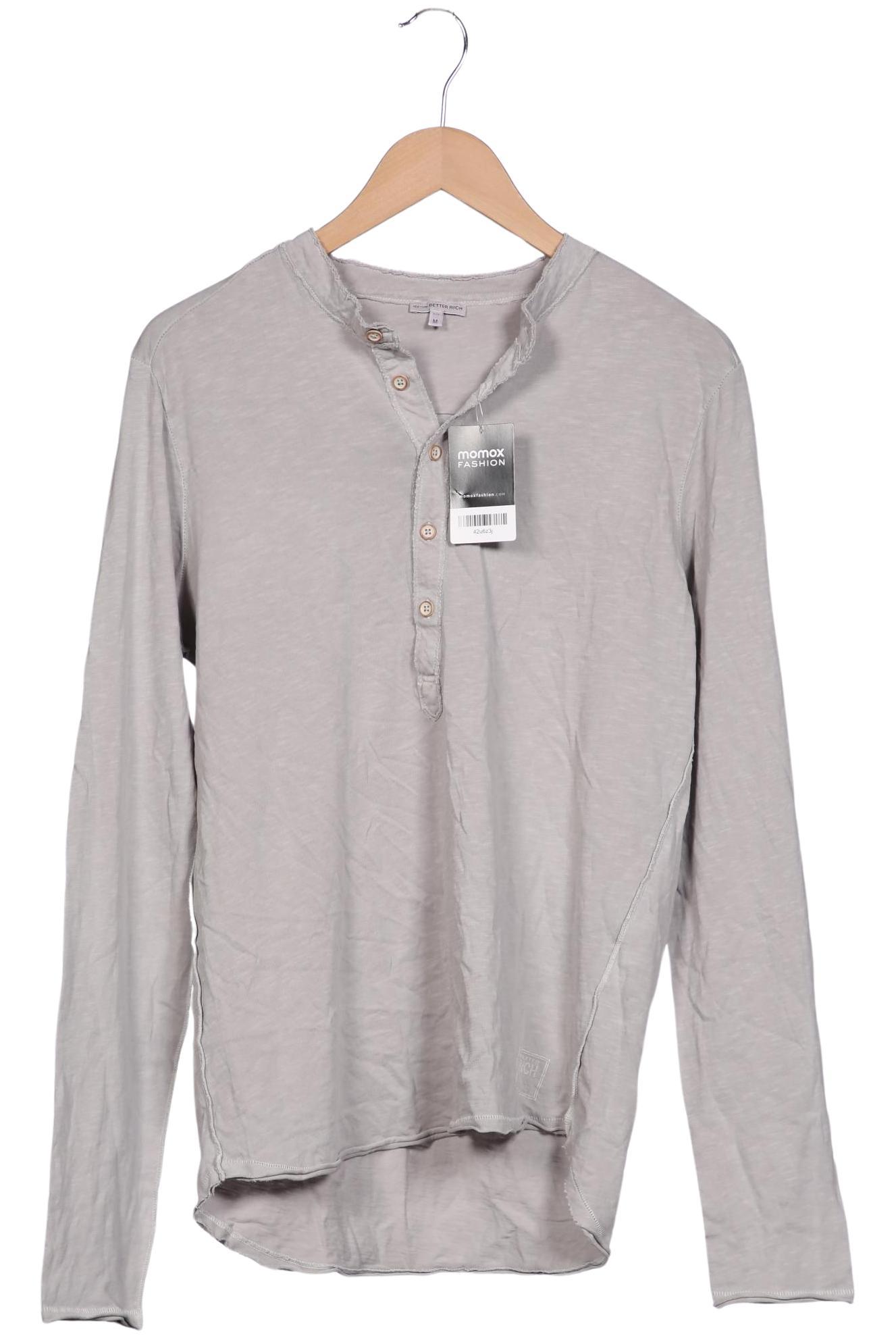 

Better Rich Herren Langarmshirt, grau, Gr. 48