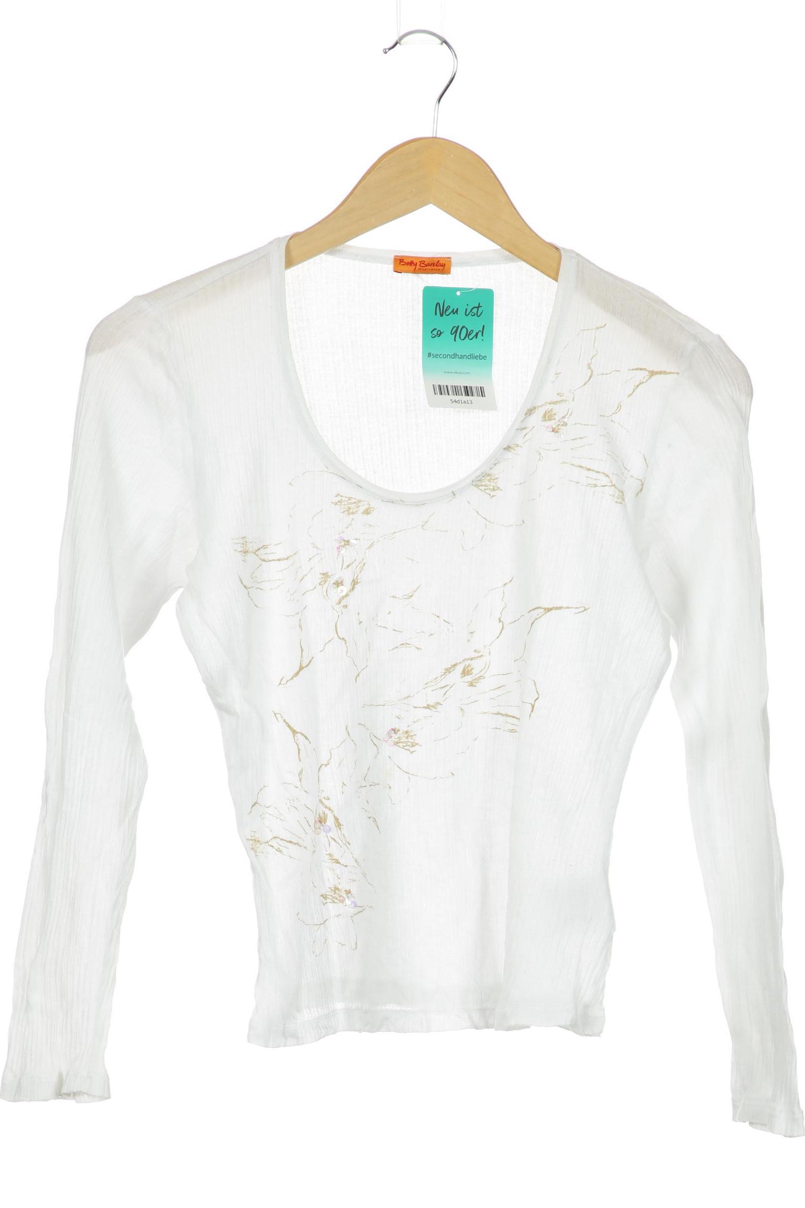 

Betty Barclay Damen Langarmshirt, weiß, Gr. 38