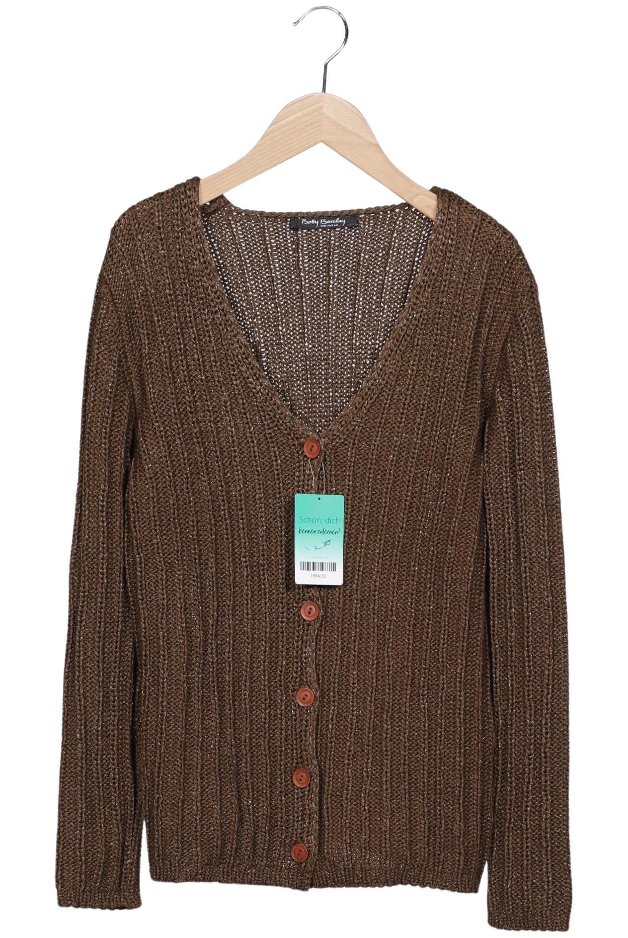 

Betty Barclay Damen Strickjacke, braun, Gr. 38