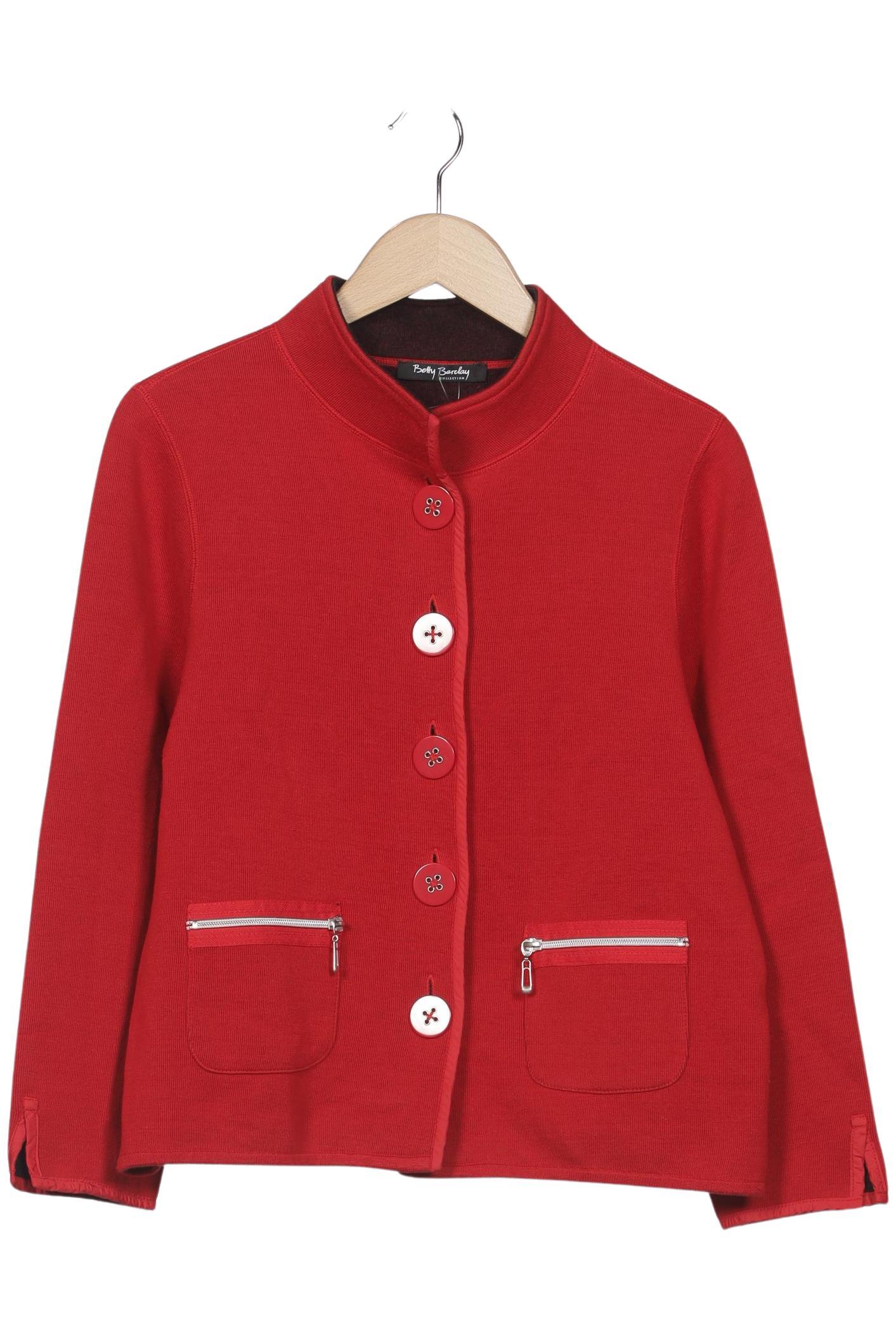 

Betty Barclay Damen Strickjacke, rot, Gr. 42