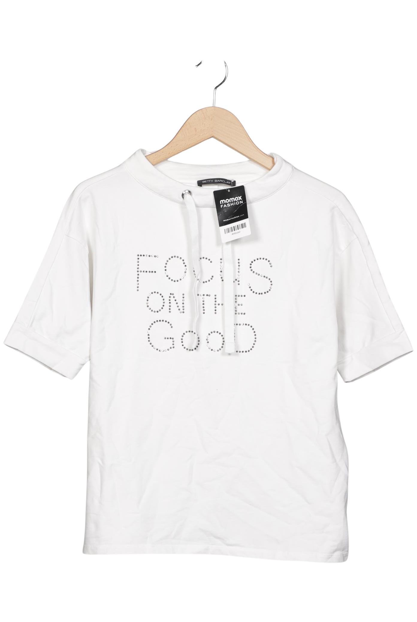 

Betty Barclay Damen Sweatshirt, weiß, Gr. 38