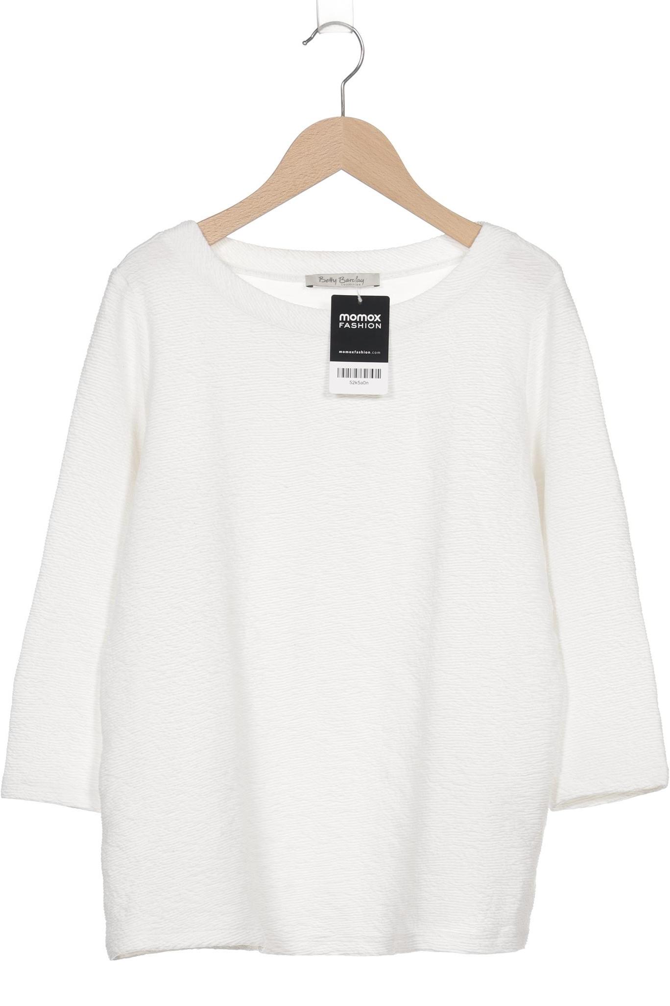 

Betty Barclay Damen Langarmshirt, weiß, Gr. 36