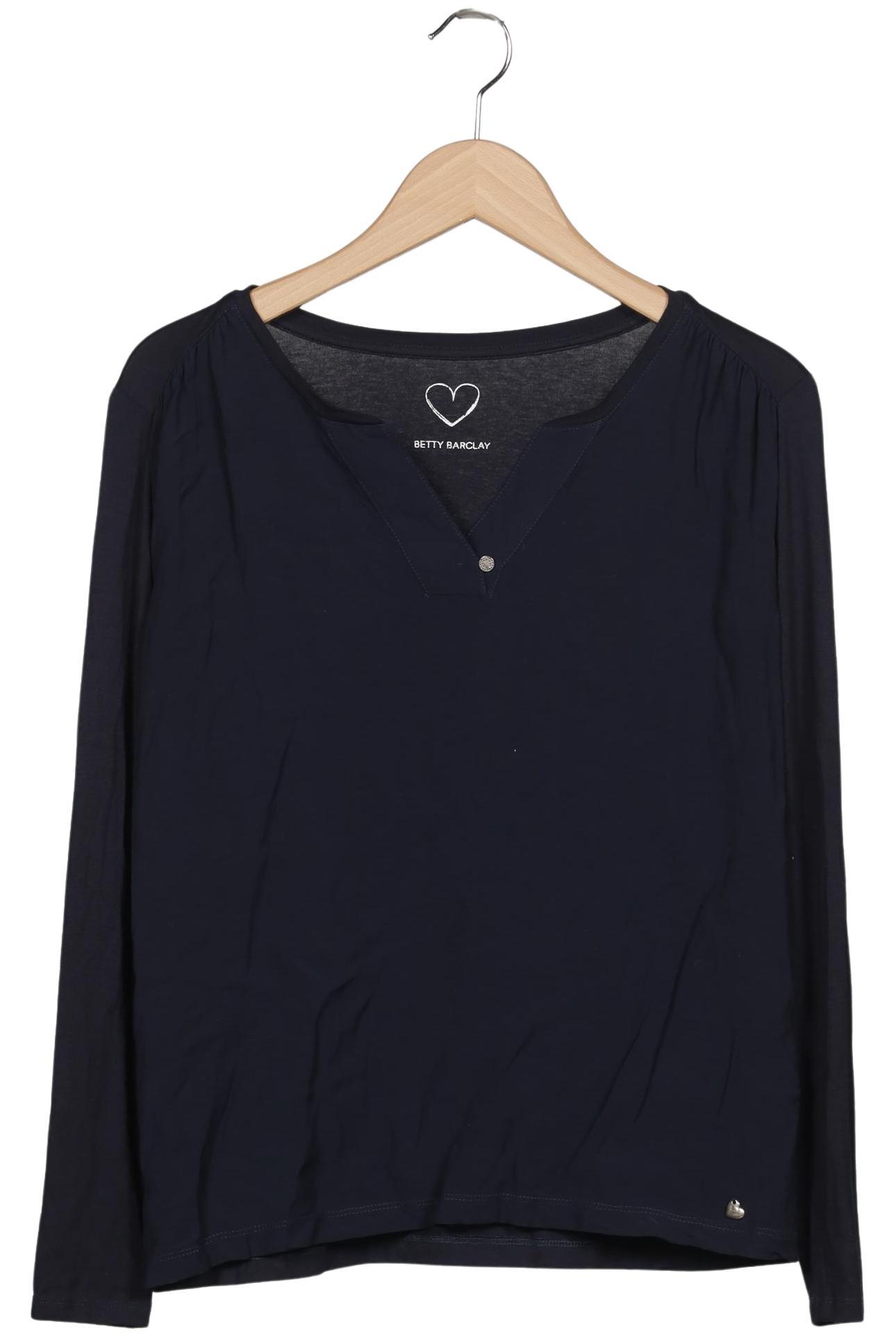 

Betty Barclay Damen Langarmshirt, marineblau, Gr. 38