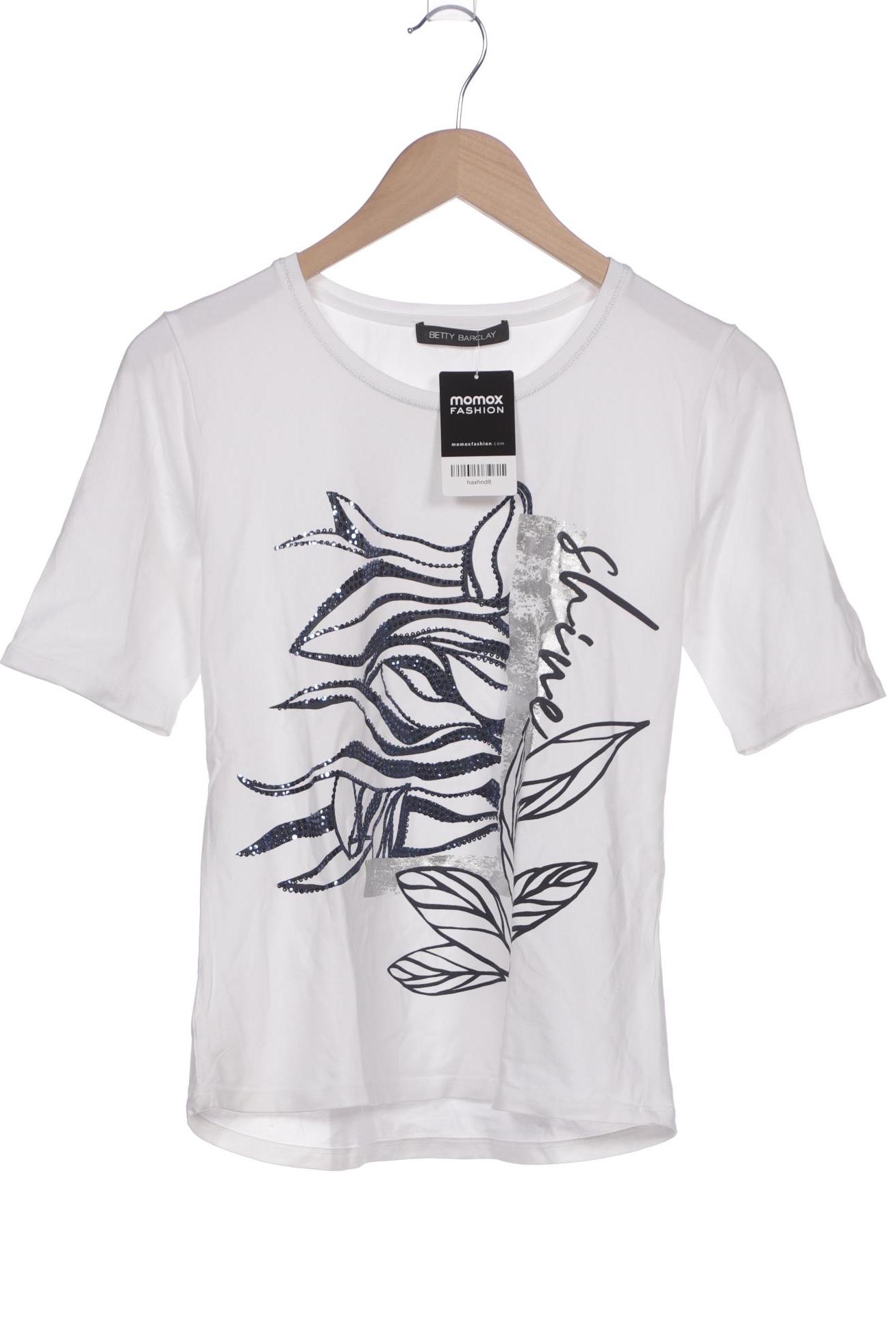

Betty Barclay Damen T-Shirt, weiß, Gr. 36