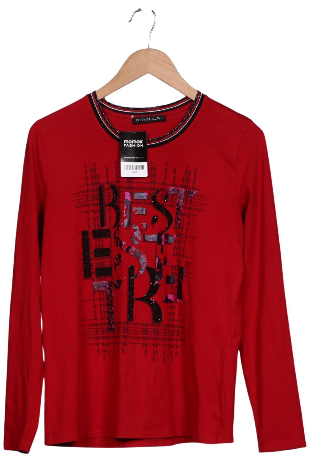 

Betty Barclay Damen Langarmshirt, rot, Gr. 38