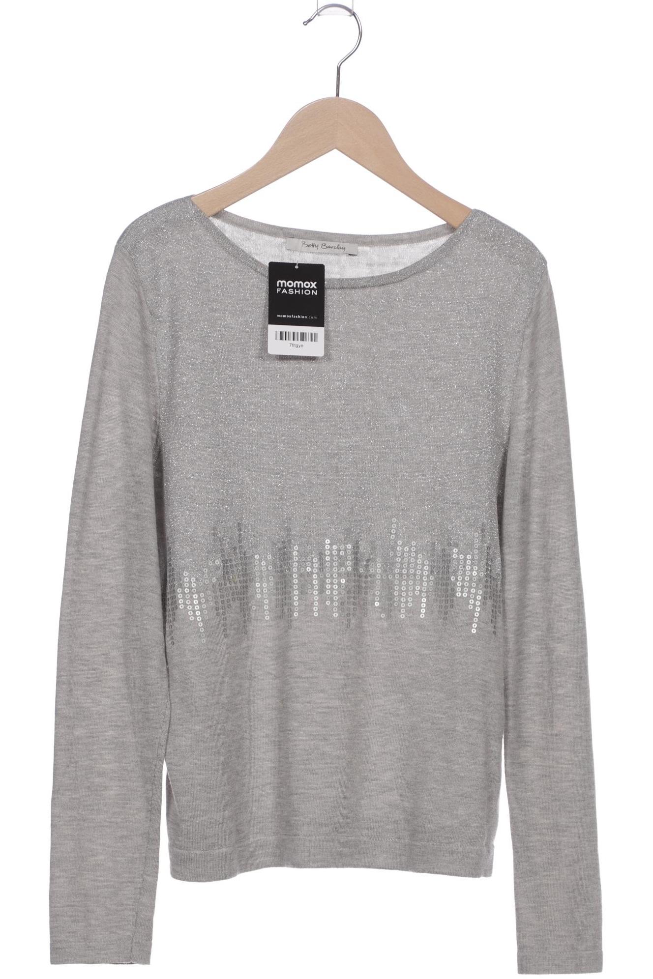 

Betty Barclay Damen Pullover, silber, Gr. 38