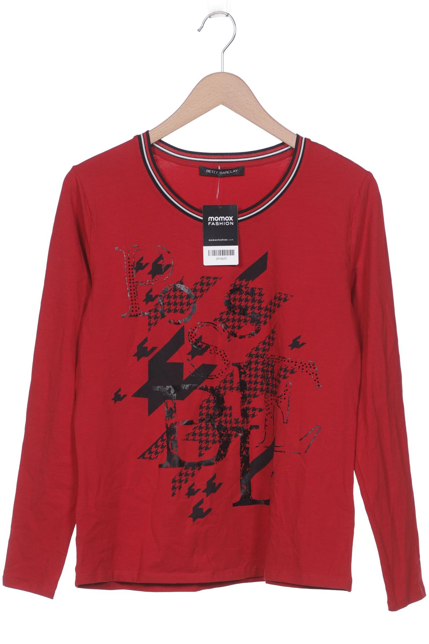 

Betty Barclay Damen Langarmshirt, rot, Gr. 38