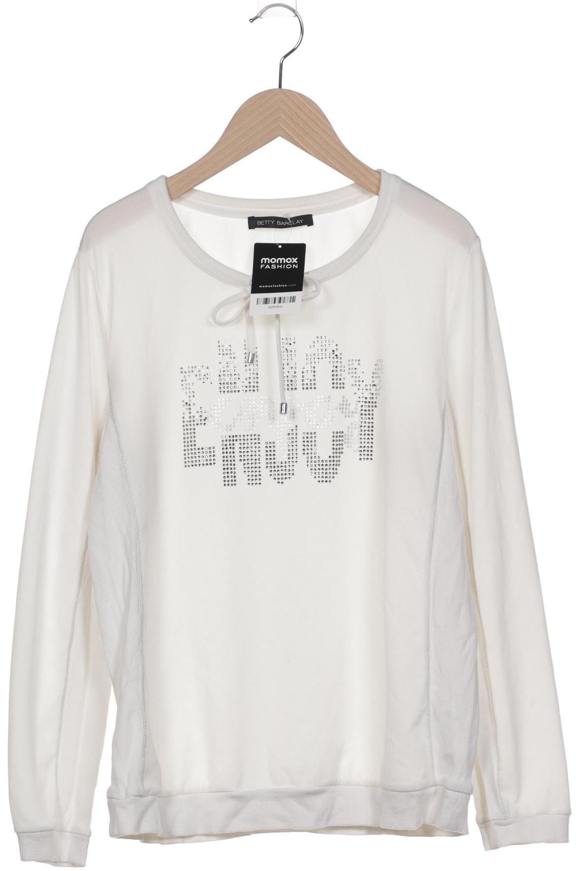 

Betty Barclay Damen Sweatshirt, weiß, Gr. 40