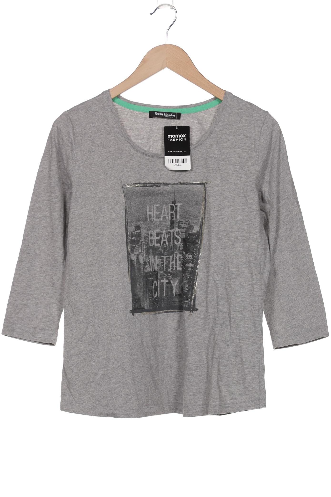 

Betty Barclay Damen Langarmshirt, grau, Gr. 38