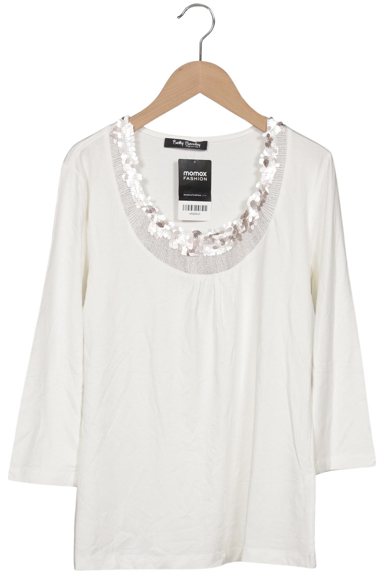 

Betty Barclay Damen Langarmshirt, weiß, Gr. 36