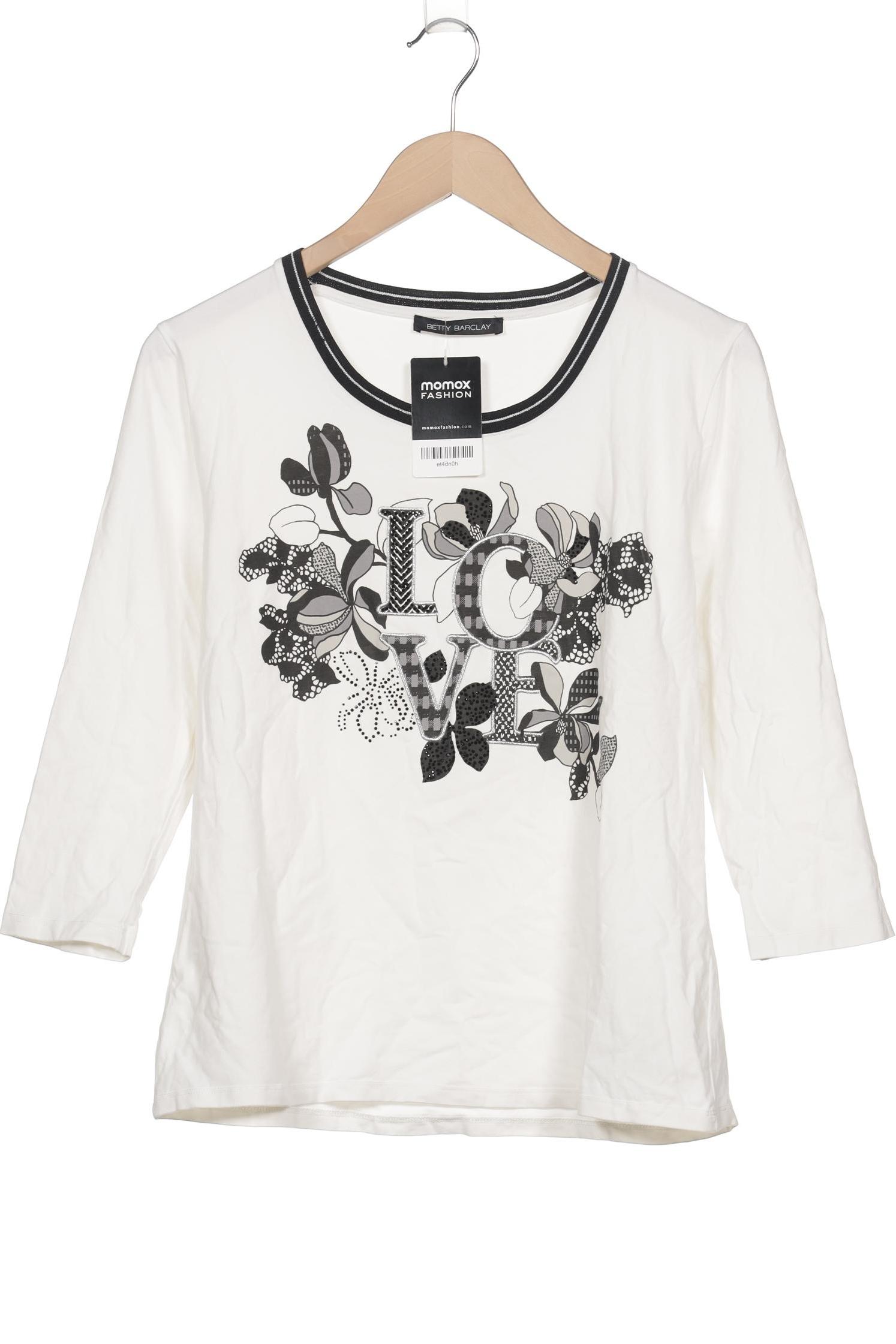 

Betty Barclay Damen Langarmshirt, weiß, Gr. 42