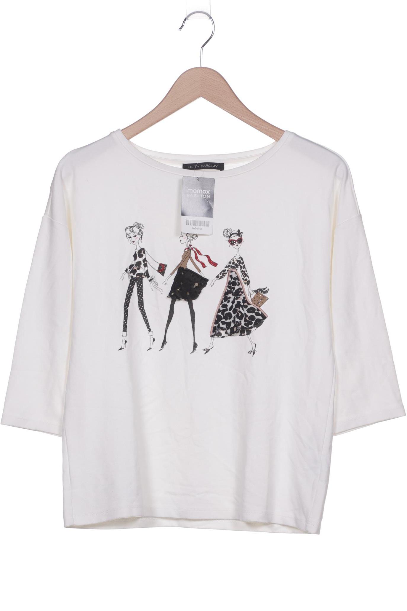 

Betty Barclay Damen Langarmshirt, weiß, Gr. 36