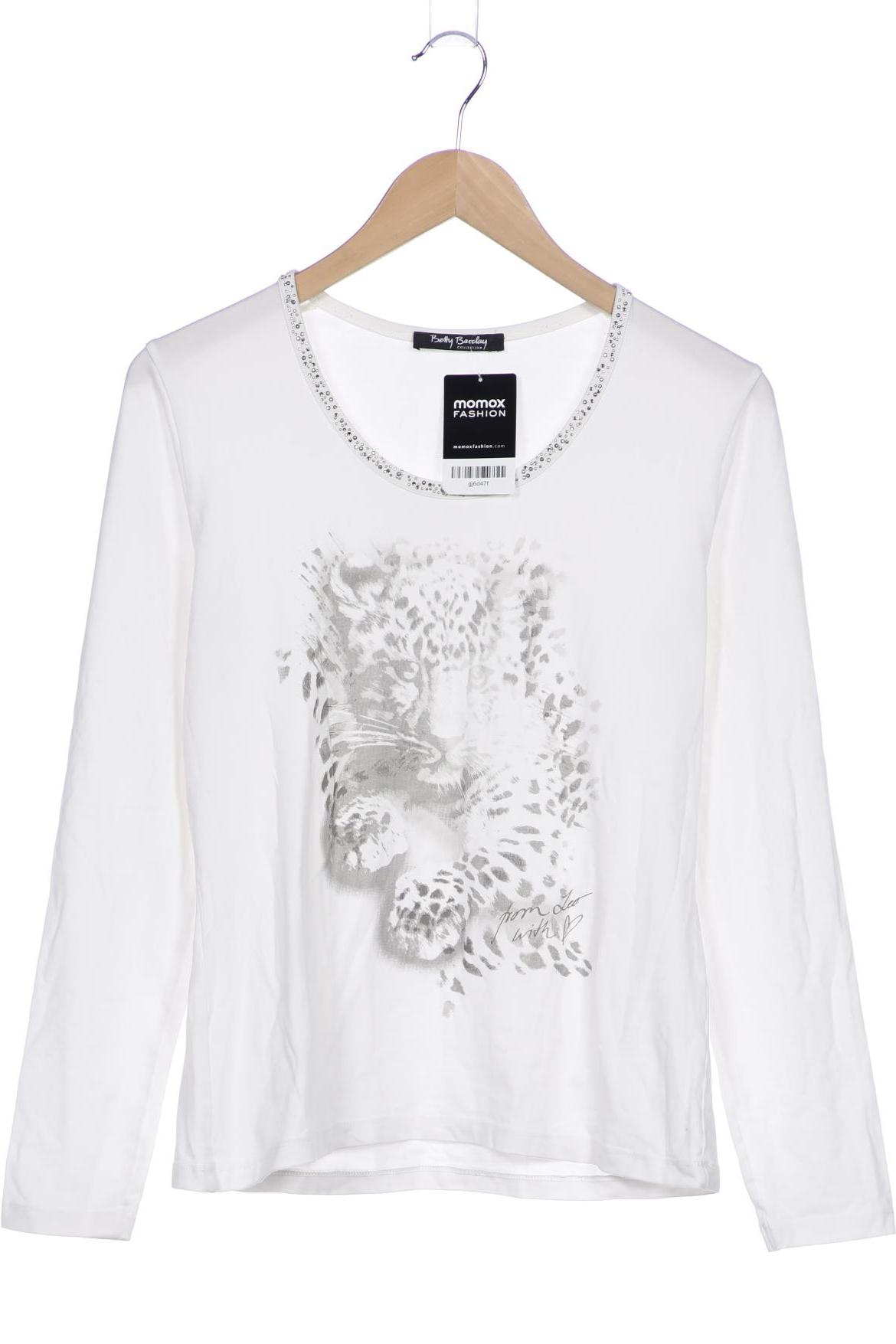 

Betty Barclay Damen Langarmshirt, weiß, Gr. 38