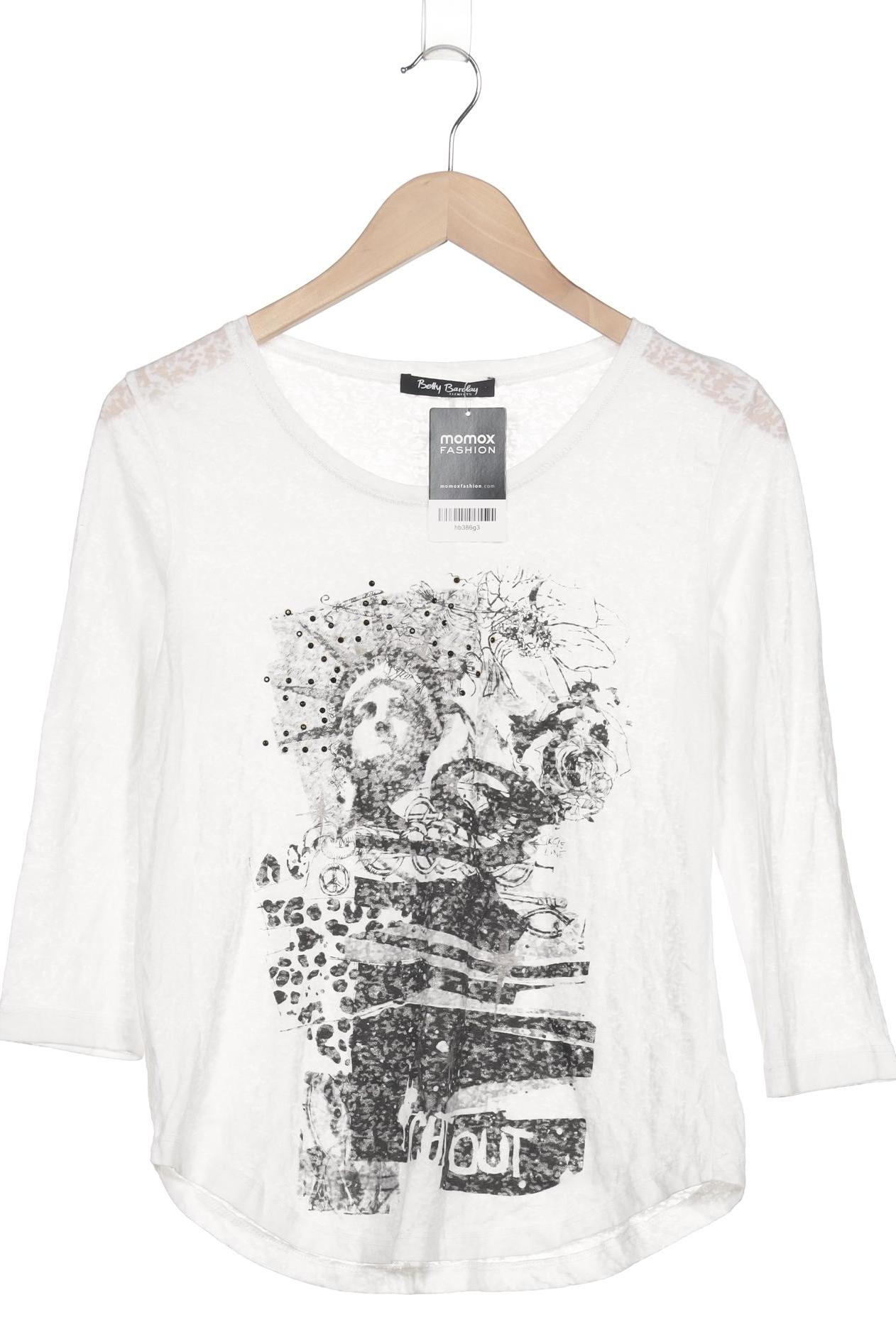 

Betty Barclay Damen Langarmshirt, weiß, Gr. 36