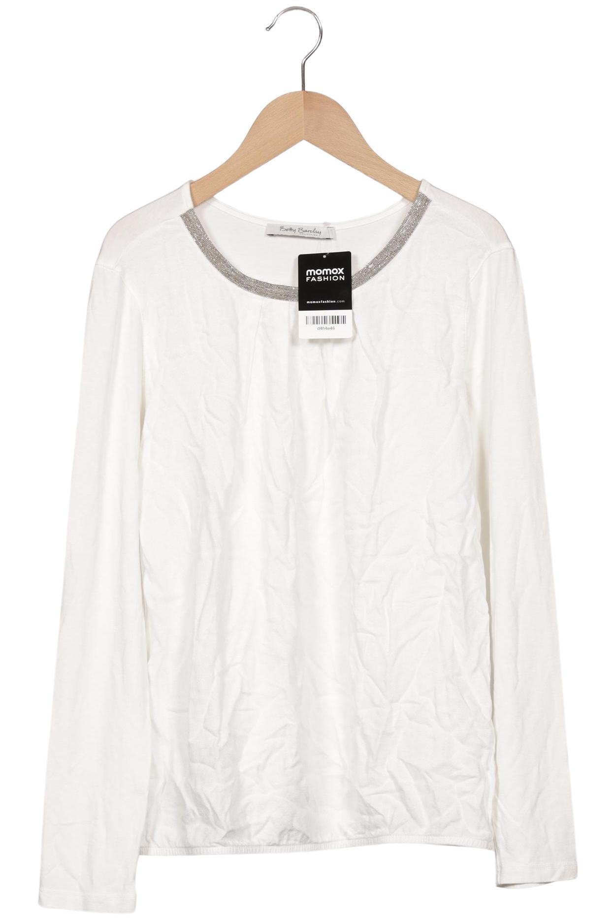 

Betty Barclay Damen Langarmshirt, weiß, Gr. 38