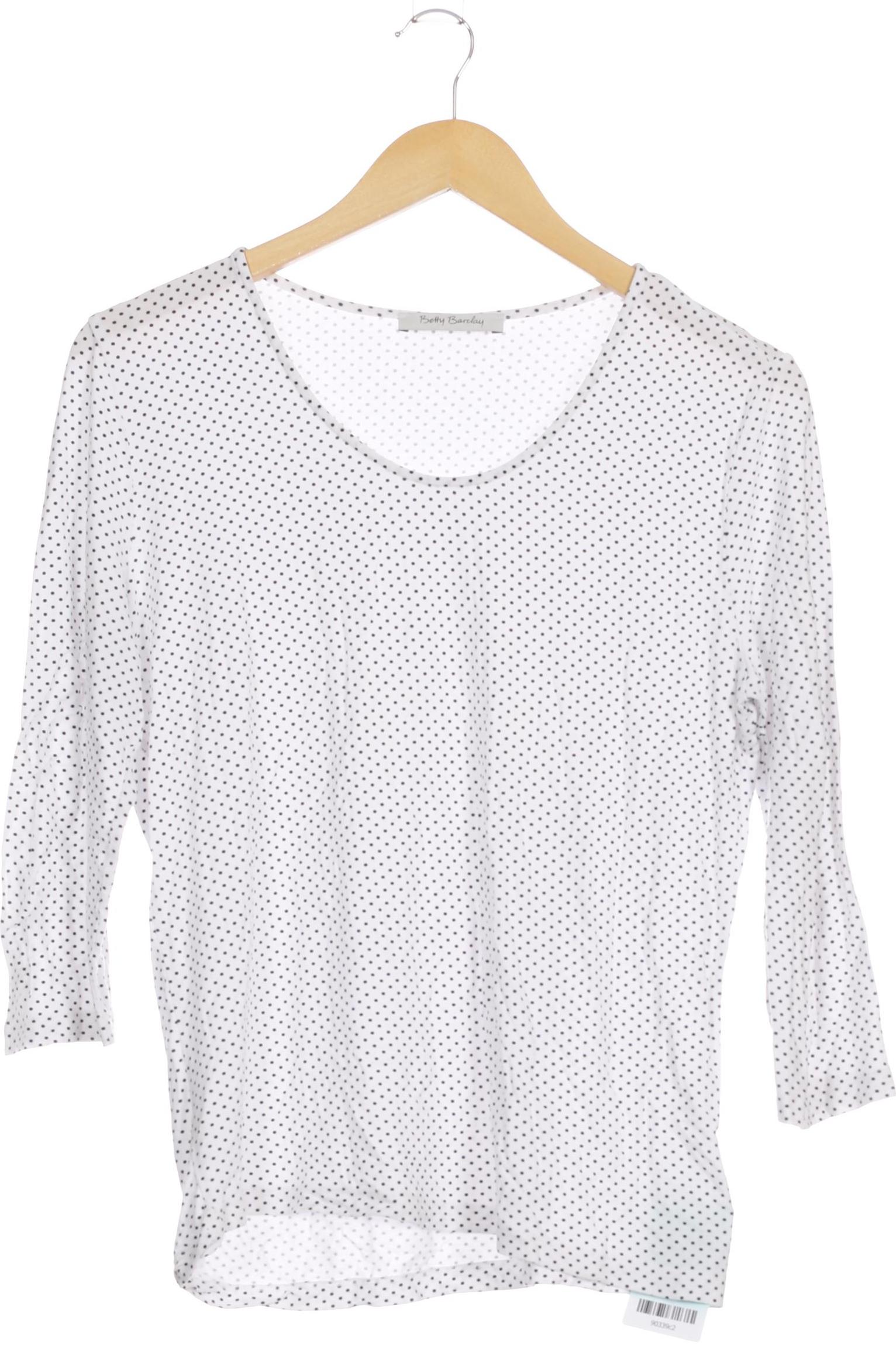 

Betty Barclay Damen Langarmshirt, weiß, Gr. 38