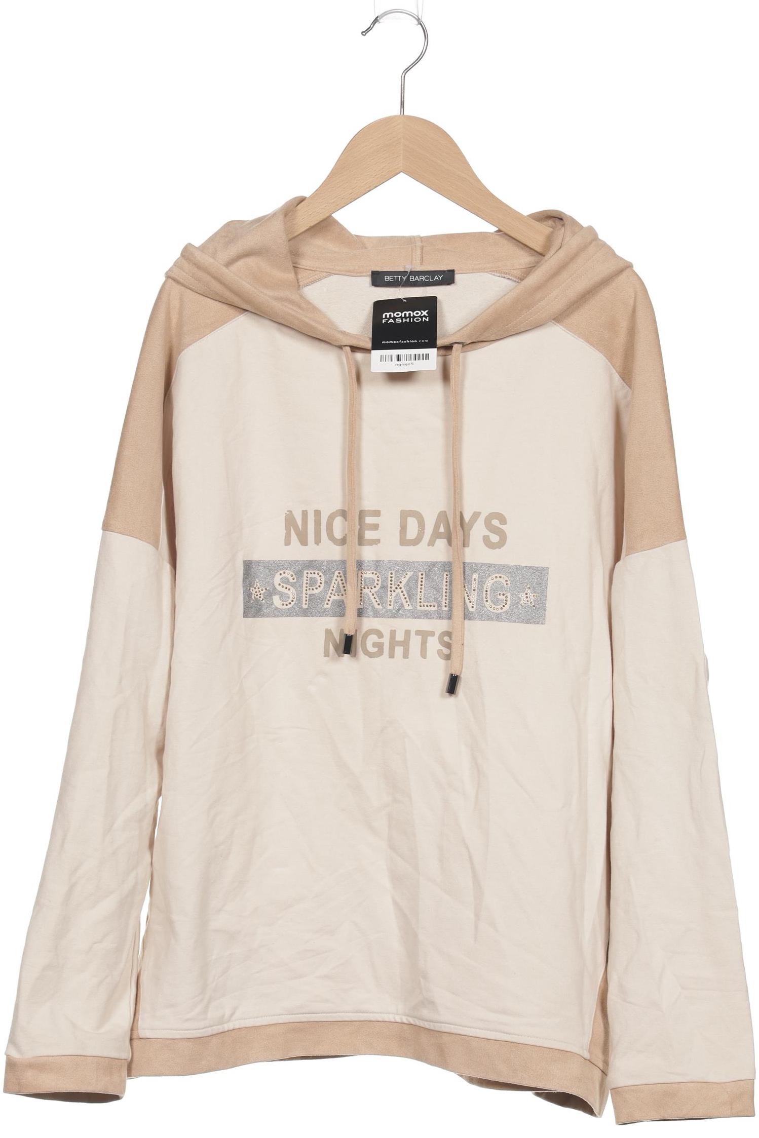 

Betty Barclay Damen Kapuzenpullover, beige, Gr. 46