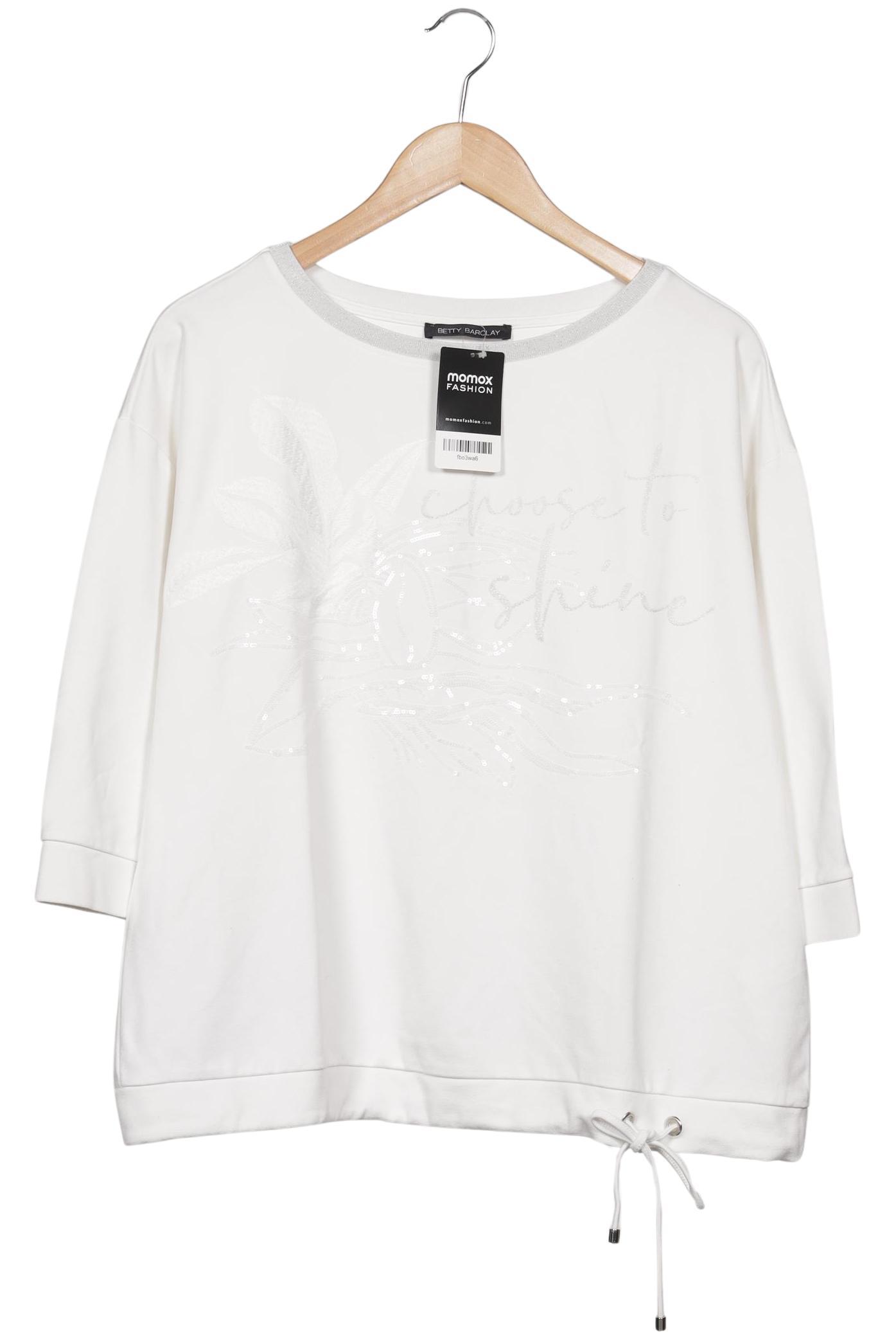 

Betty Barclay Damen Sweatshirt, weiß, Gr. 42